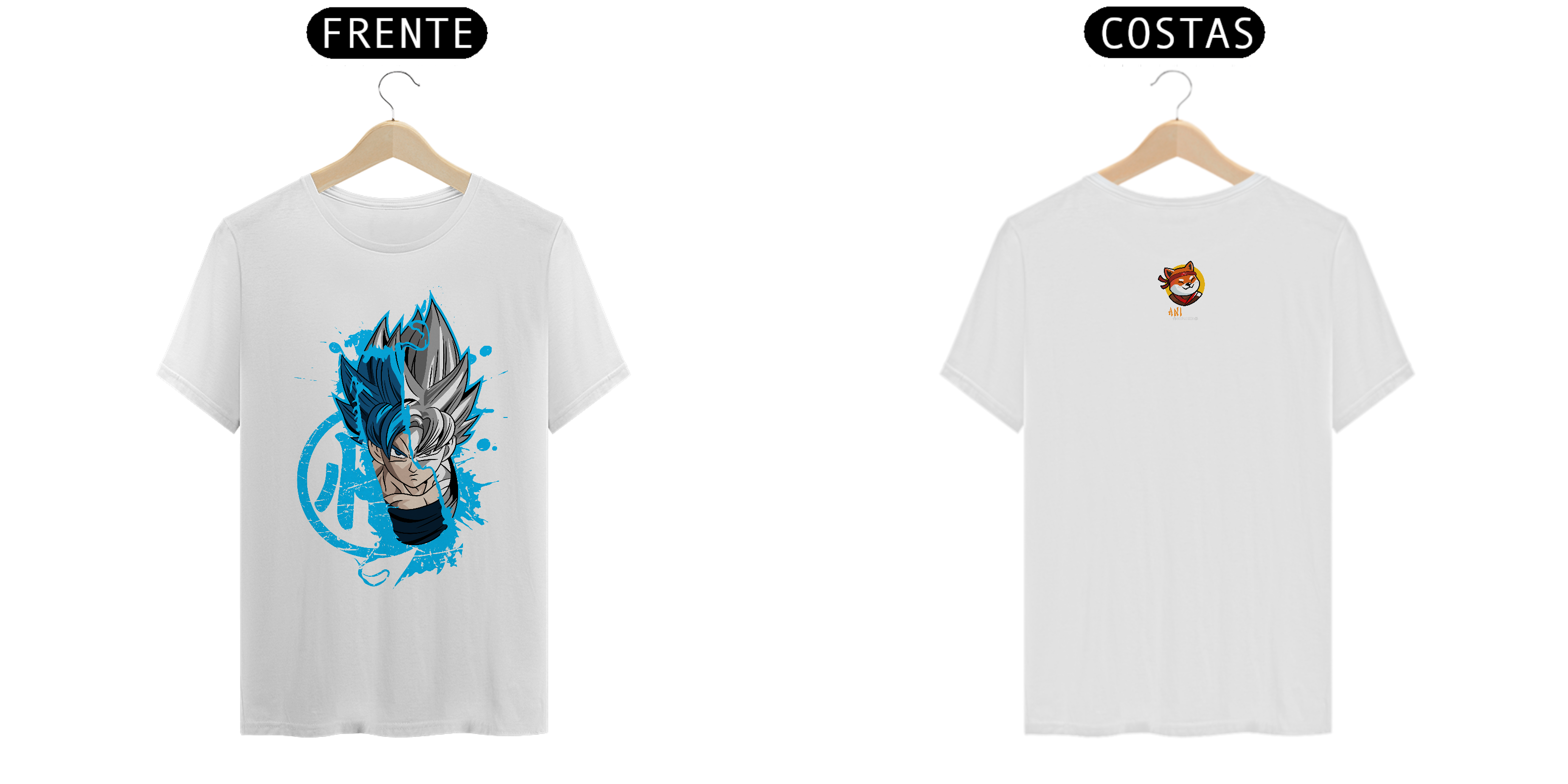 Nome do produto  Camisa Goku ssj blue