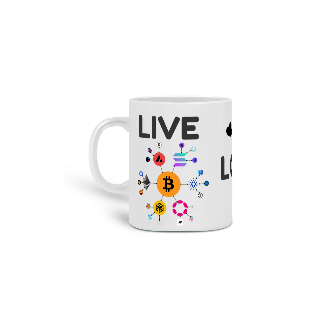 Caneca Live, Love, Hold Crypto