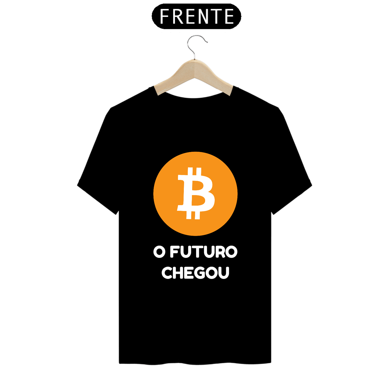 Camiseta Premium Bitcoin - O Futuro Chegou