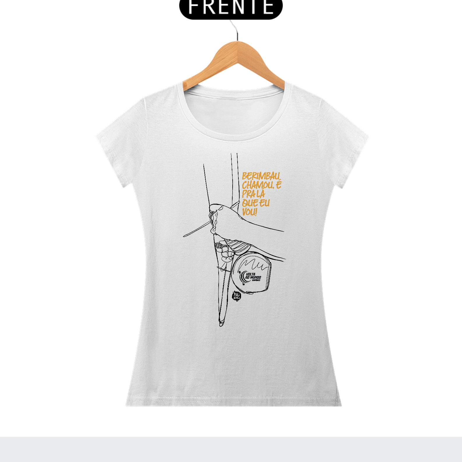 Camisa Feminina Berimbau Chamou