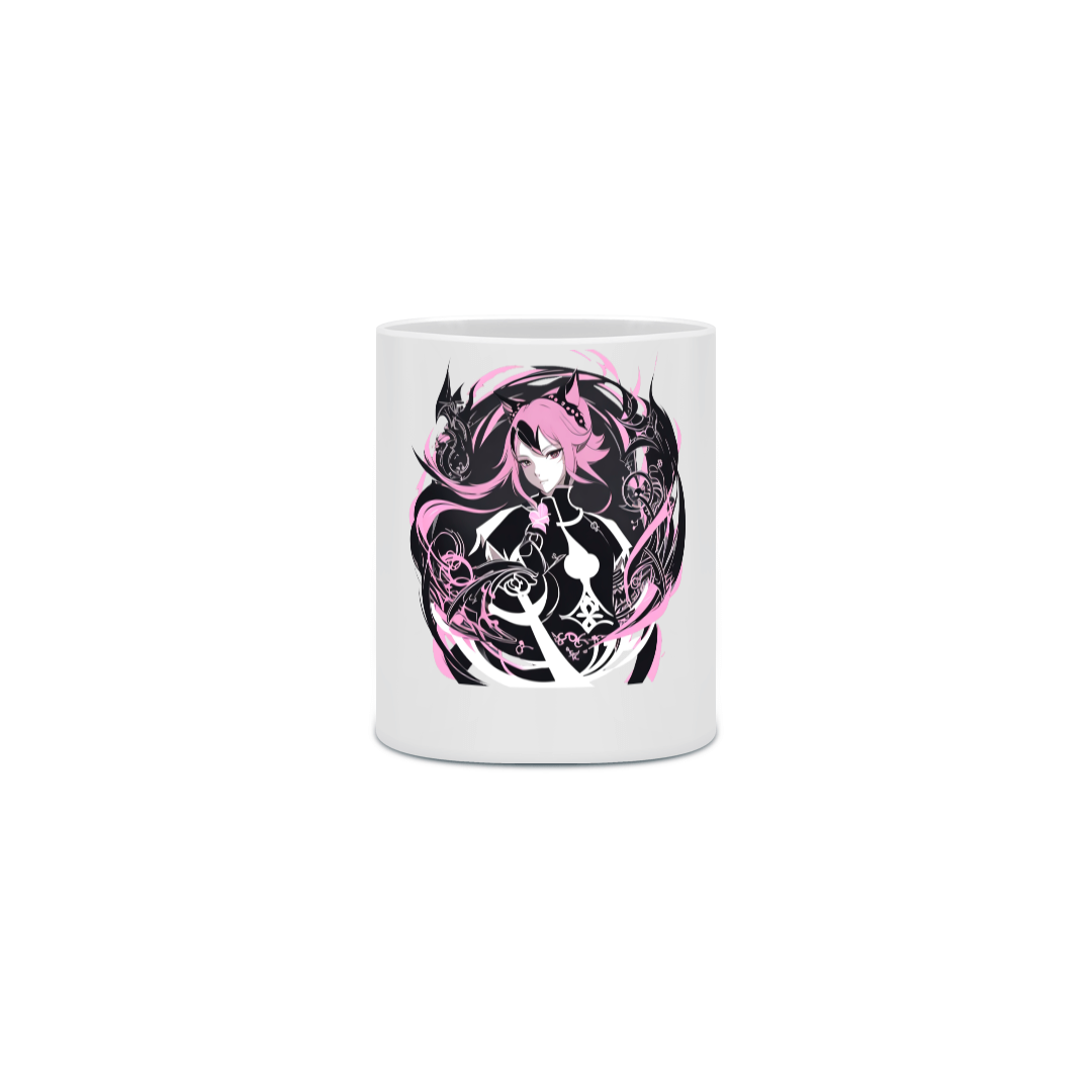 Caneca Estampa Rainha Rosa
