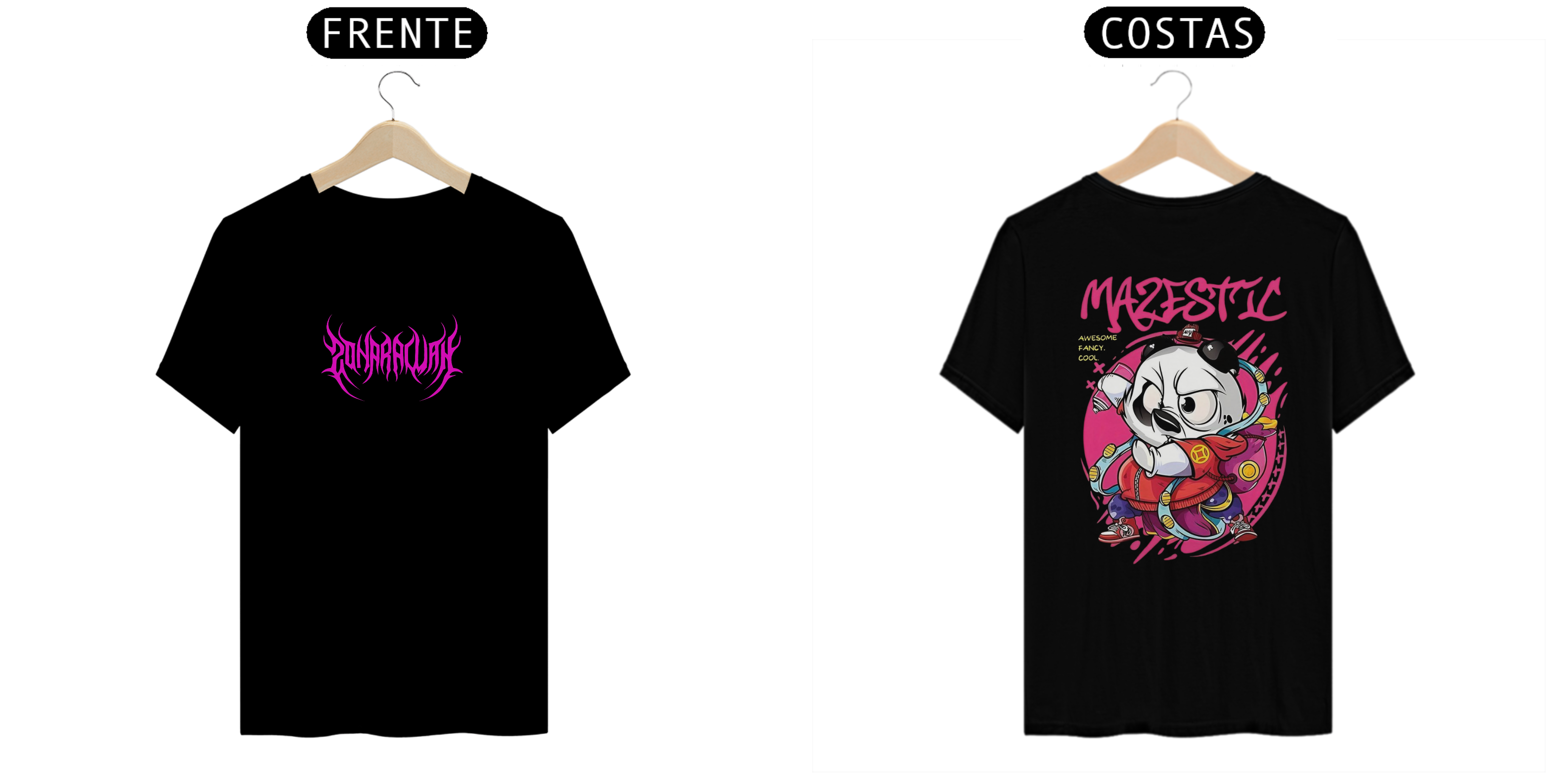 Camiseta Panda Mazestic