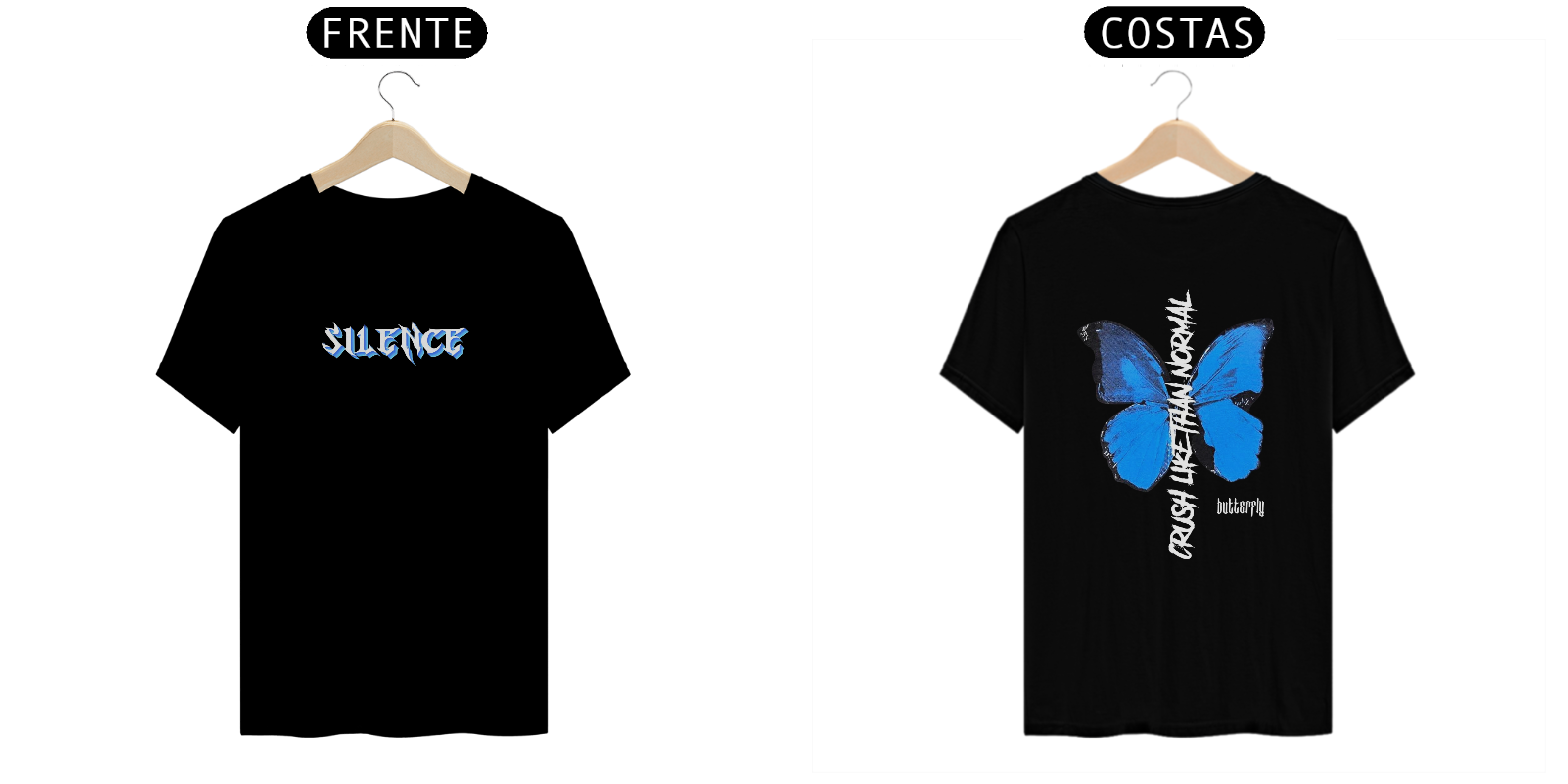 Camiseta Butterfly Silence