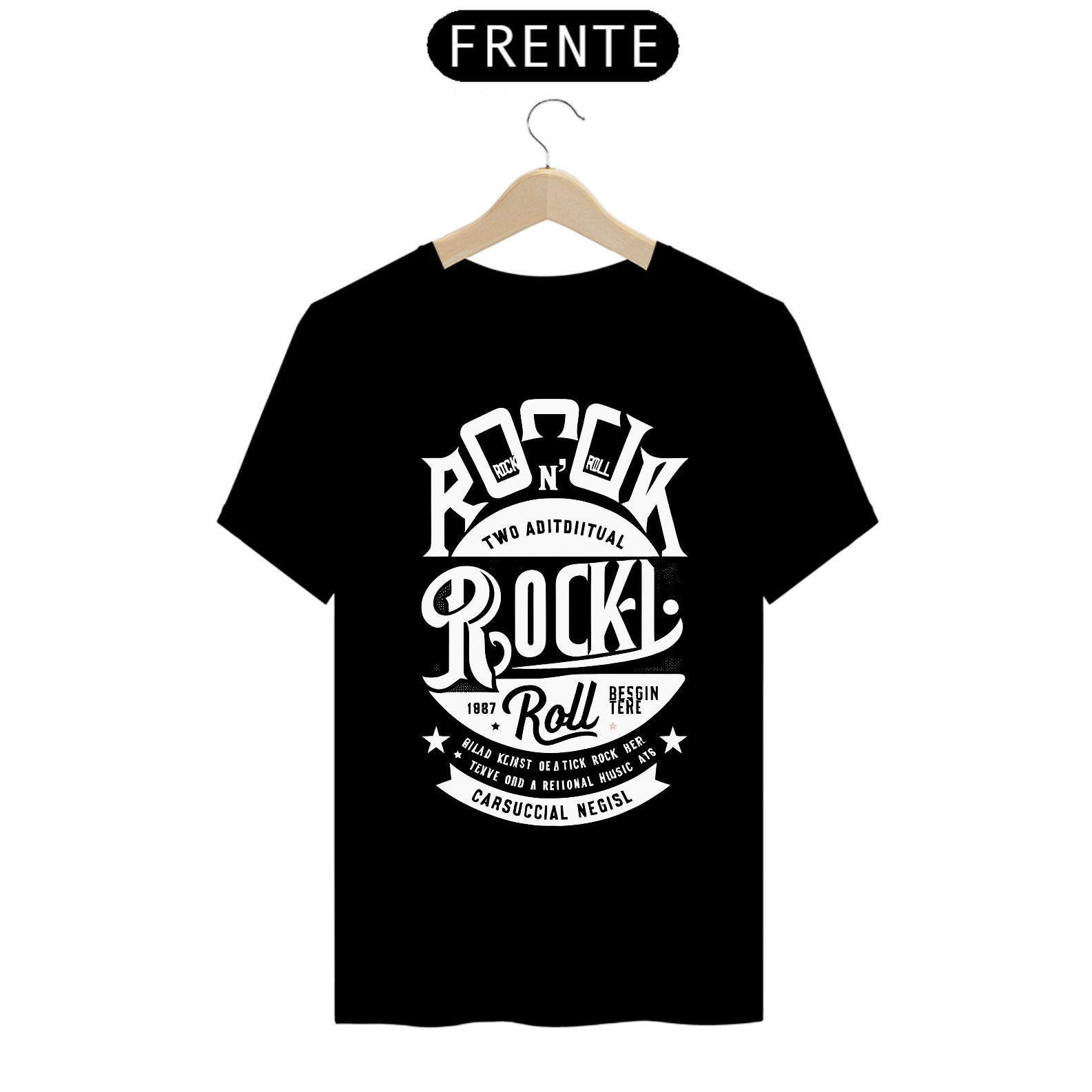 Camiseta Rock Preta