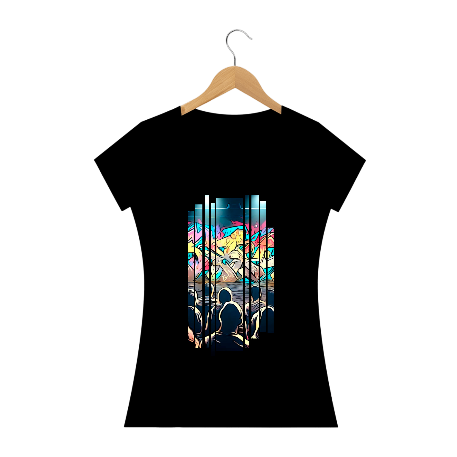 Camiseta Feminina - Hip Hop e Grafite