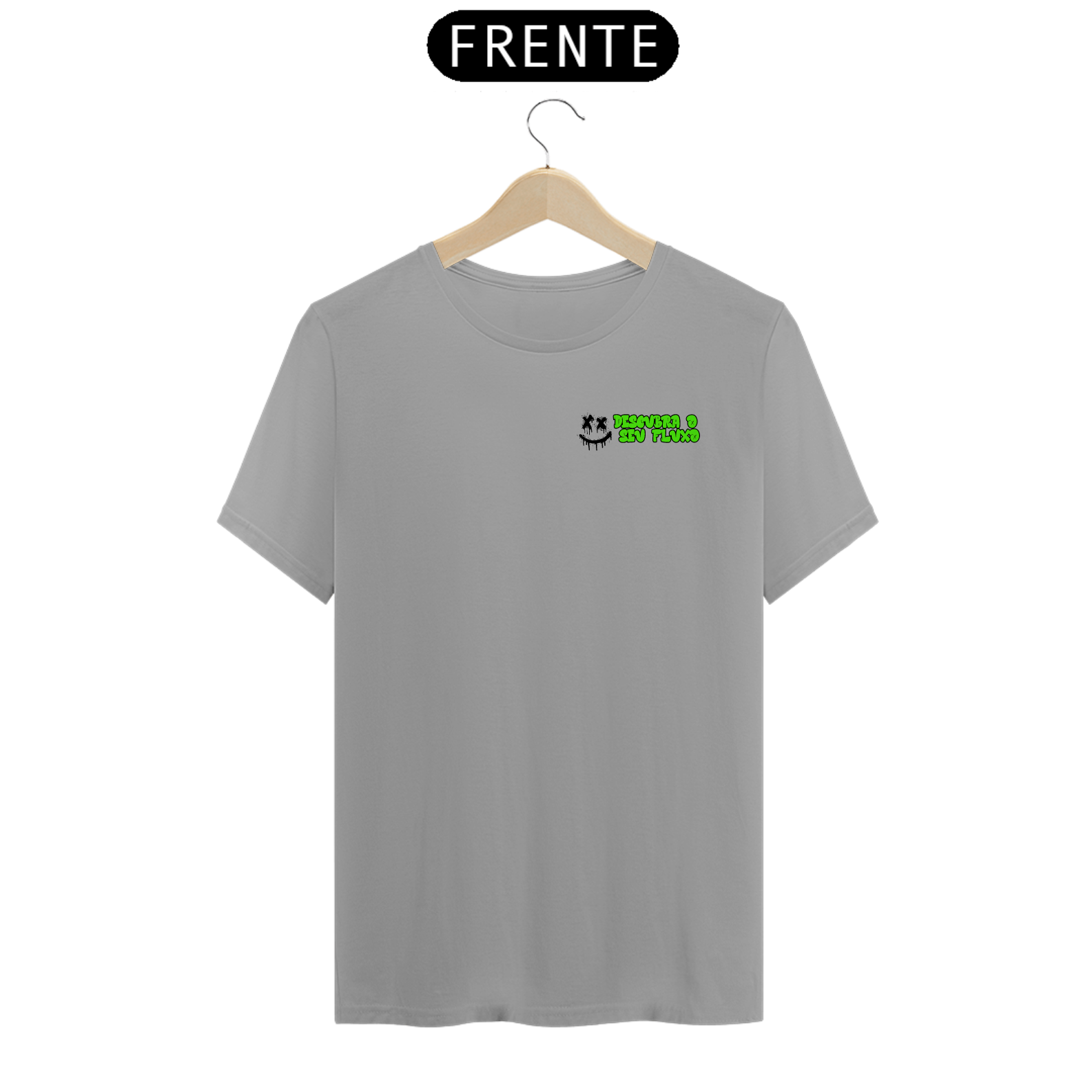 Camiseta descubra o seu fluxo sorriso 