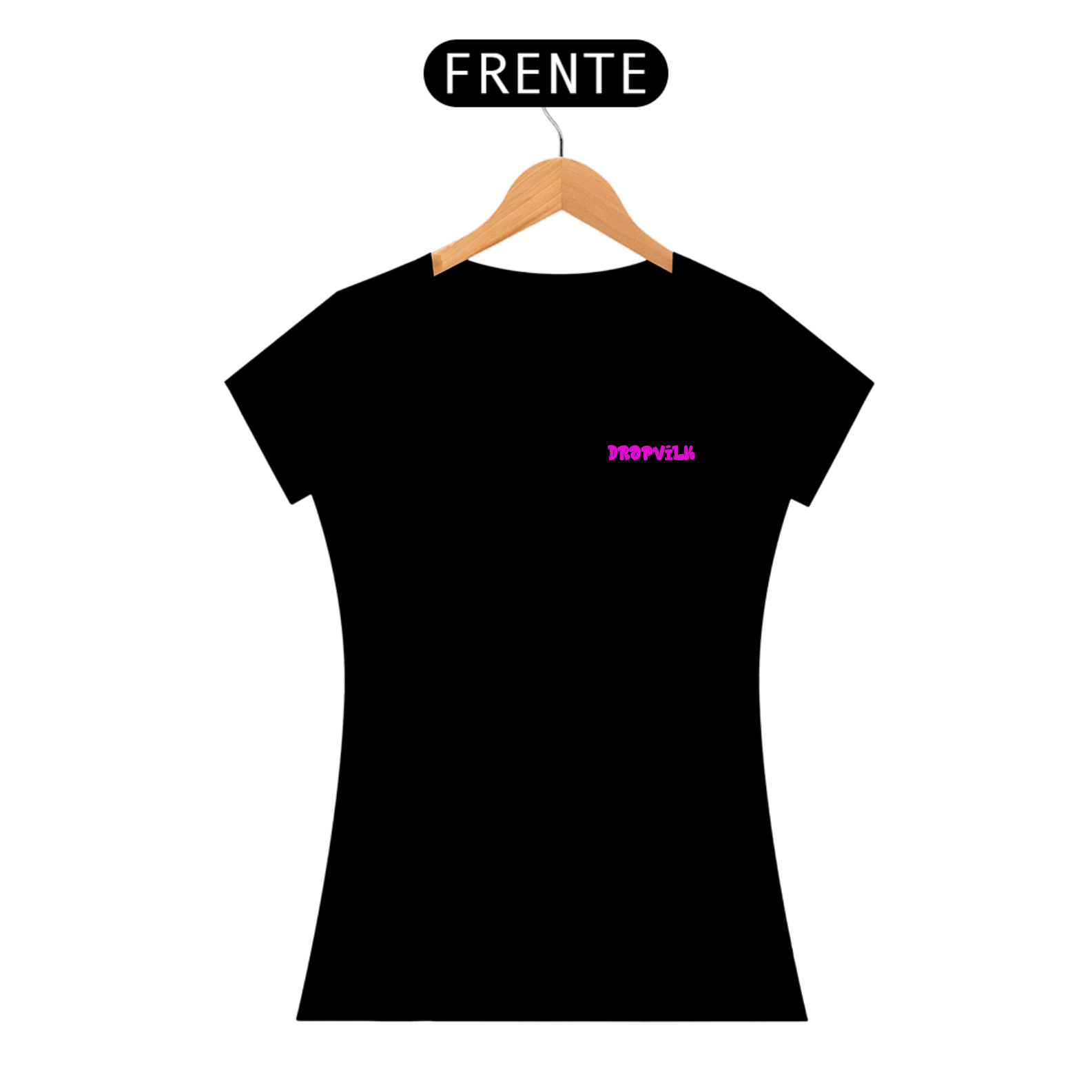 Camiseta feminina Dropvilk grafite