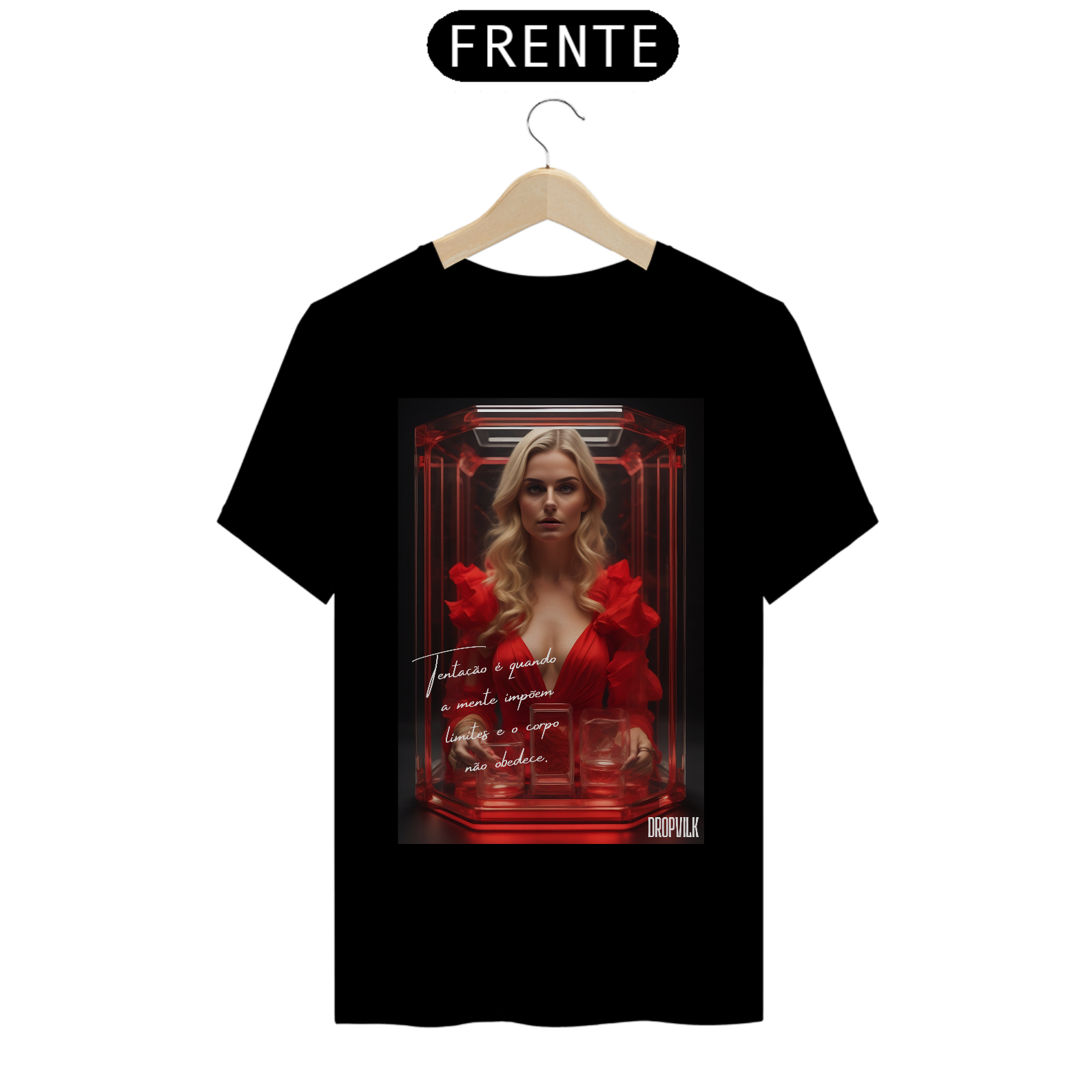 Camiseta Tentação - Dropvilk