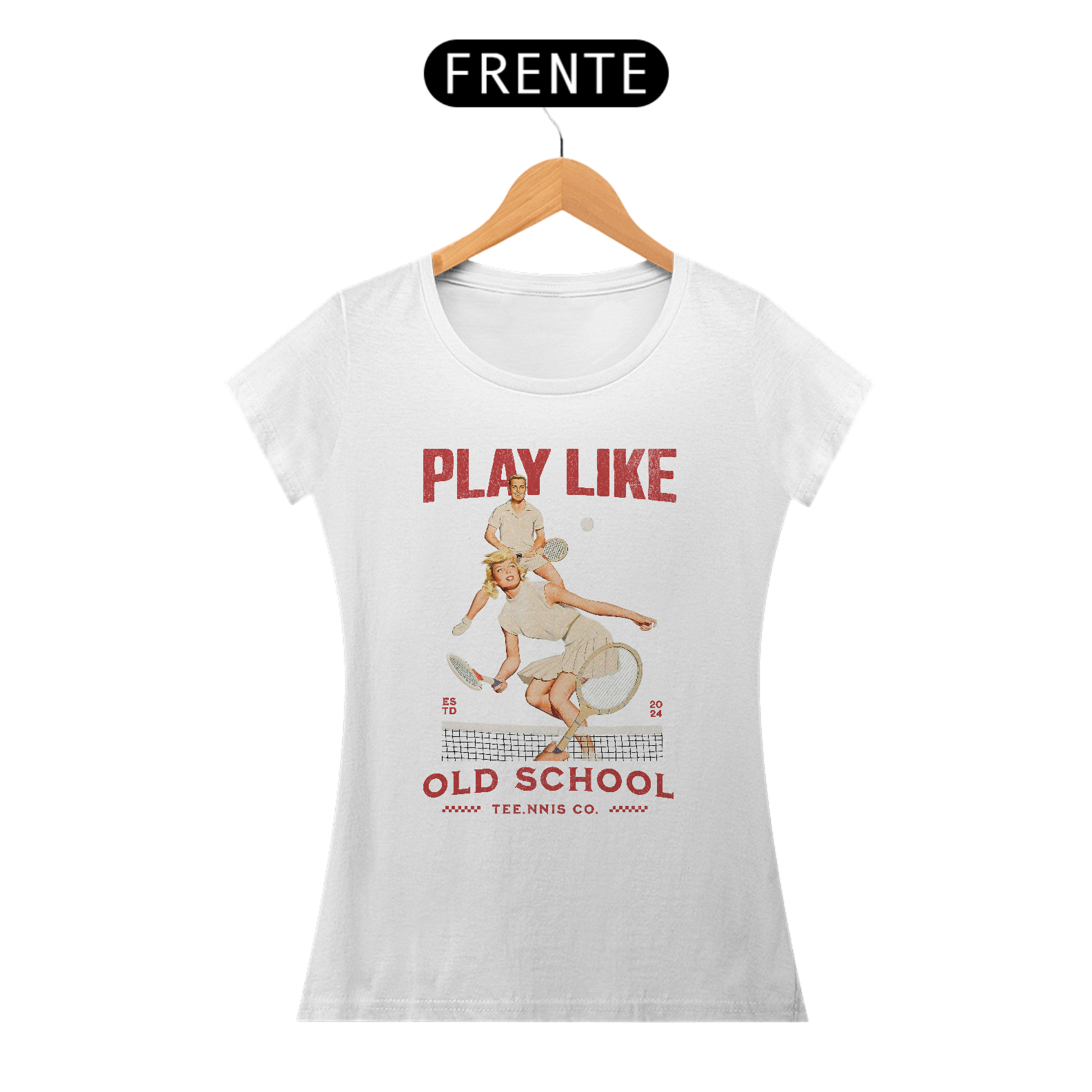 Camiseta feminina - Play Like Old School