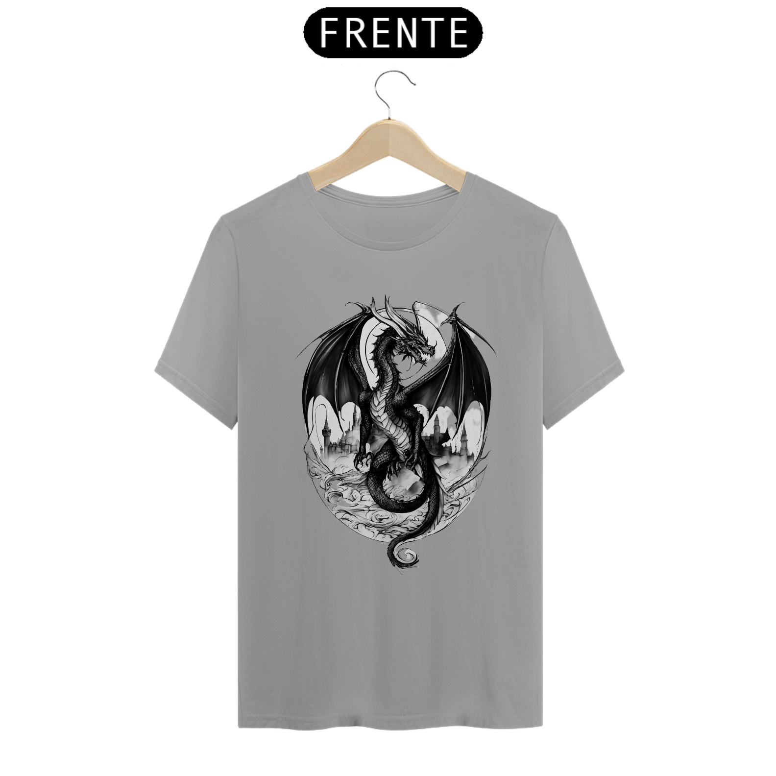 Camiseta estampa de Dragao