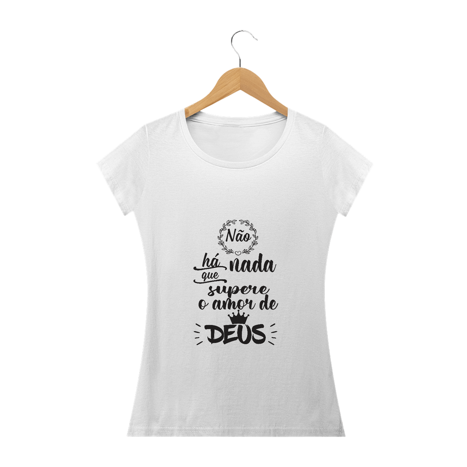 Camisa feminina frase catolica