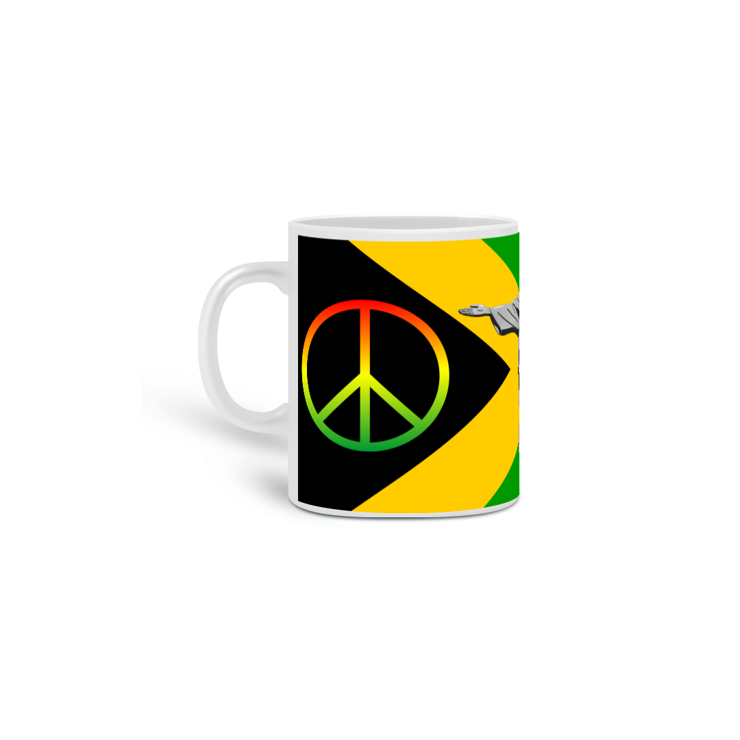 Caneca bandeira da jamaica
