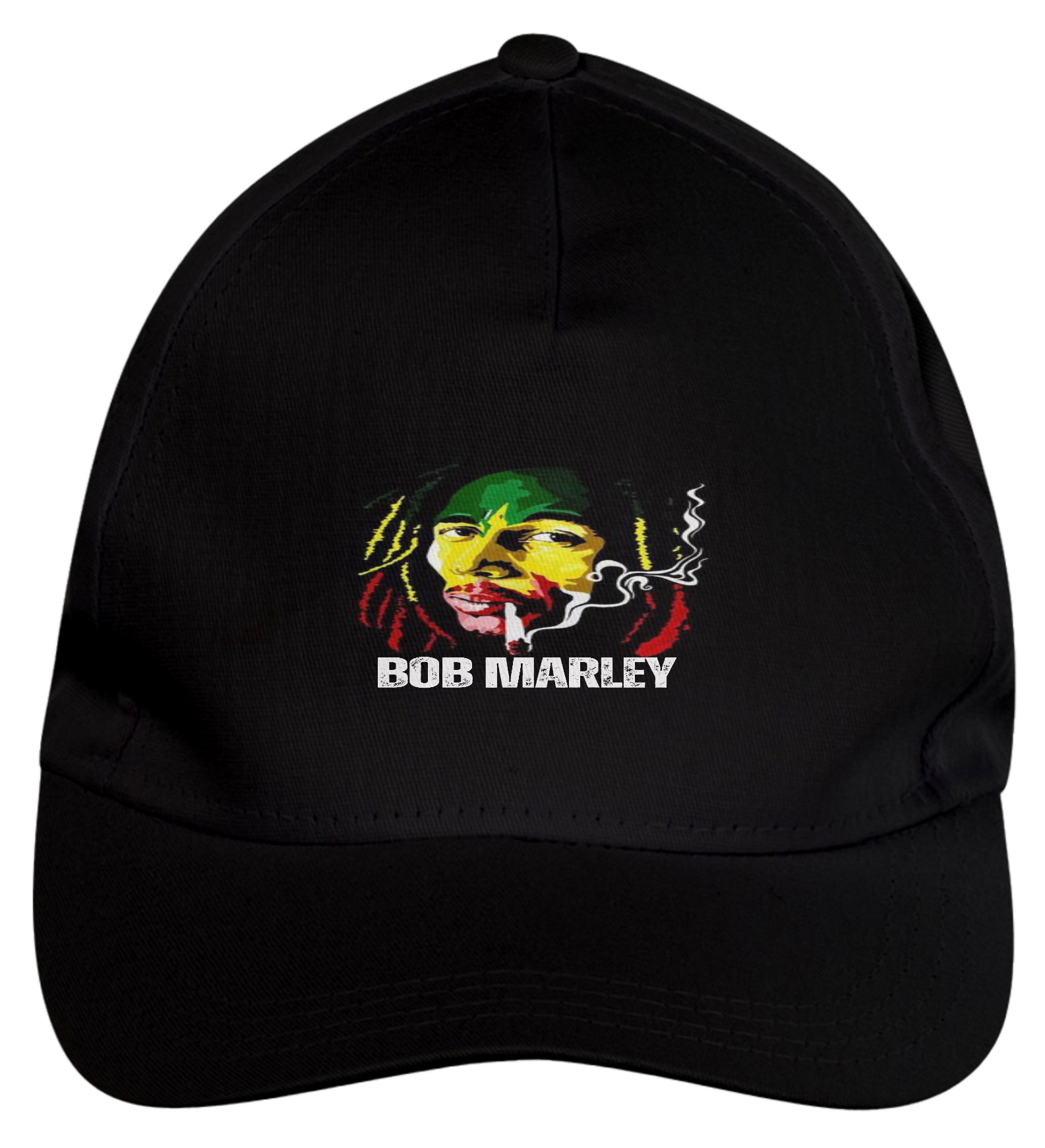 Boné estilo reggae bob marley