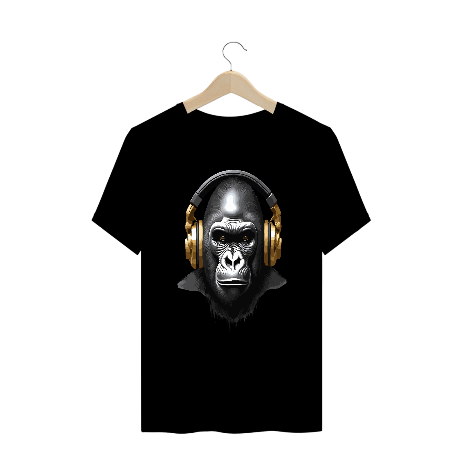  T- SHIRT PLUS SIZE MASCULINA HEDPHONE