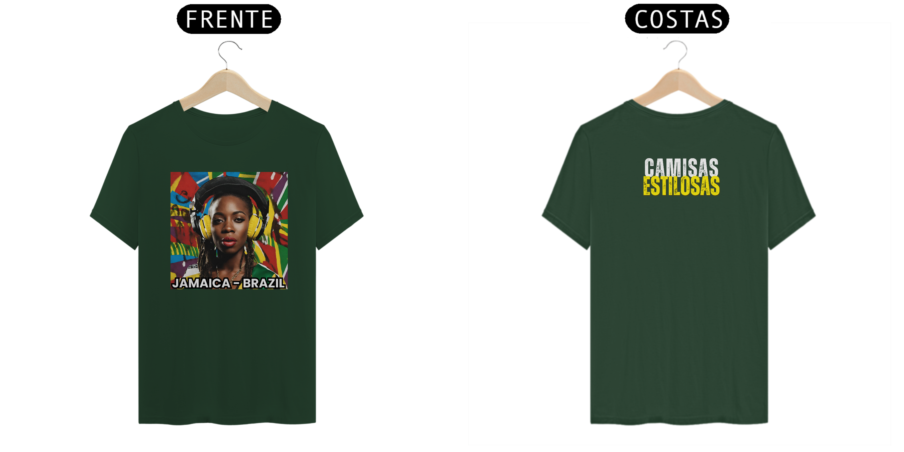 Camisas masculina jamaica brazil