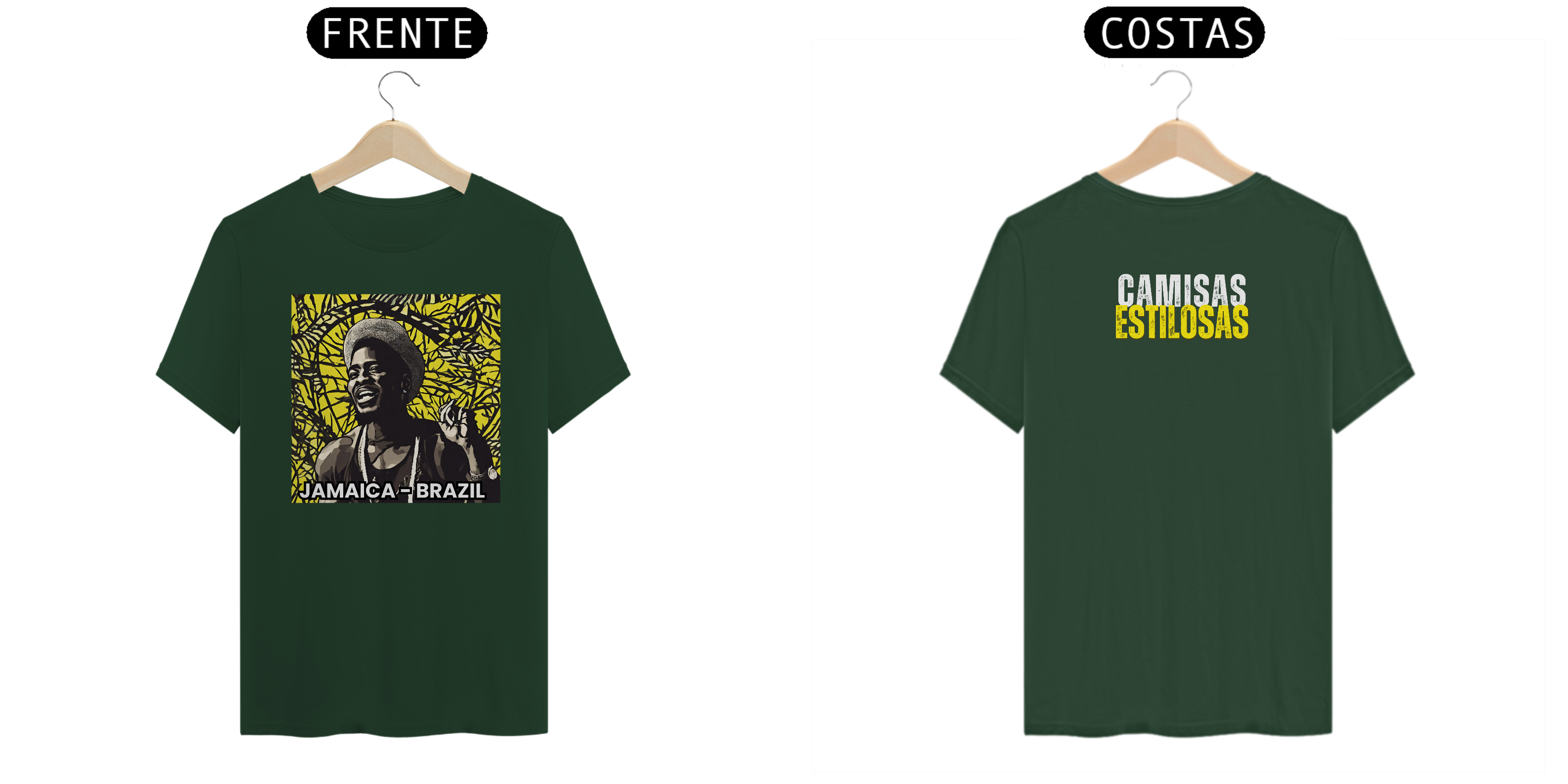 Camisas masculina jamaica brazil