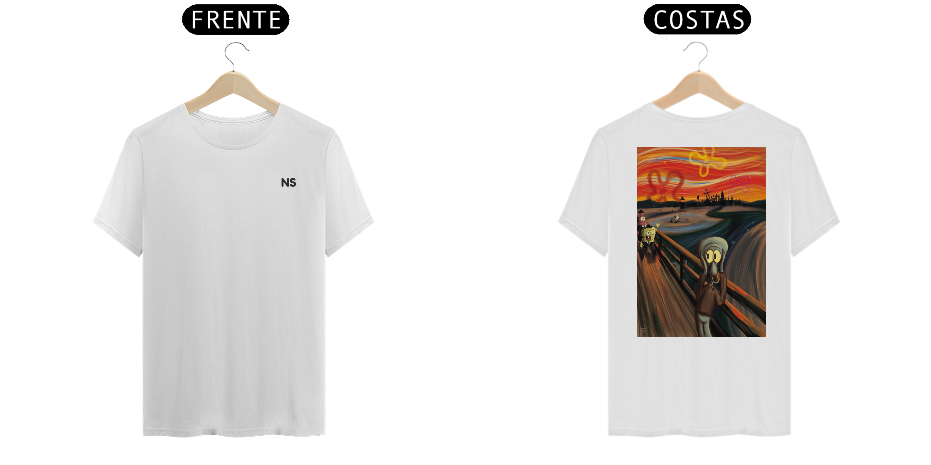 Camiseta Van Gogh Bob Esponja