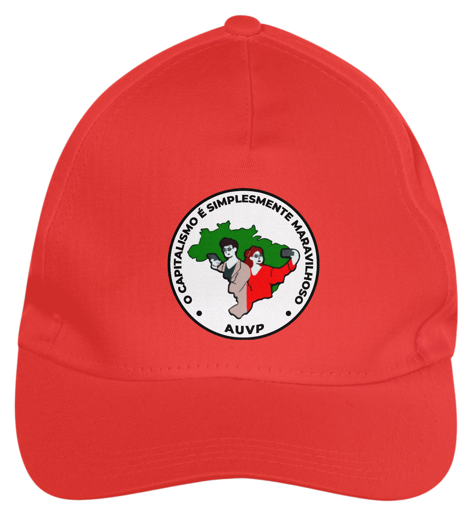 BONÉ- VERMELHO - O CAPITALISMO É SIMPLESMENTE MARAVILHOSO