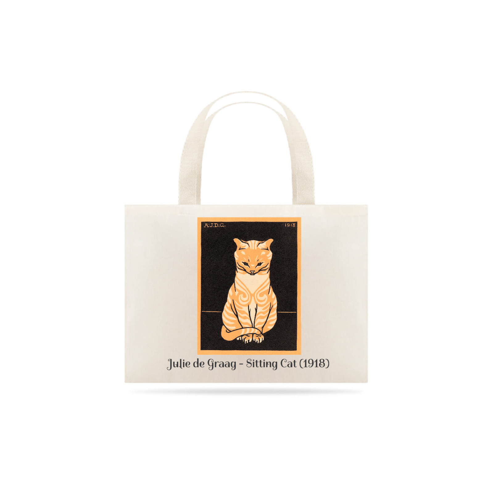 Ecobag Julie de Graag - Gato sentado (1918)