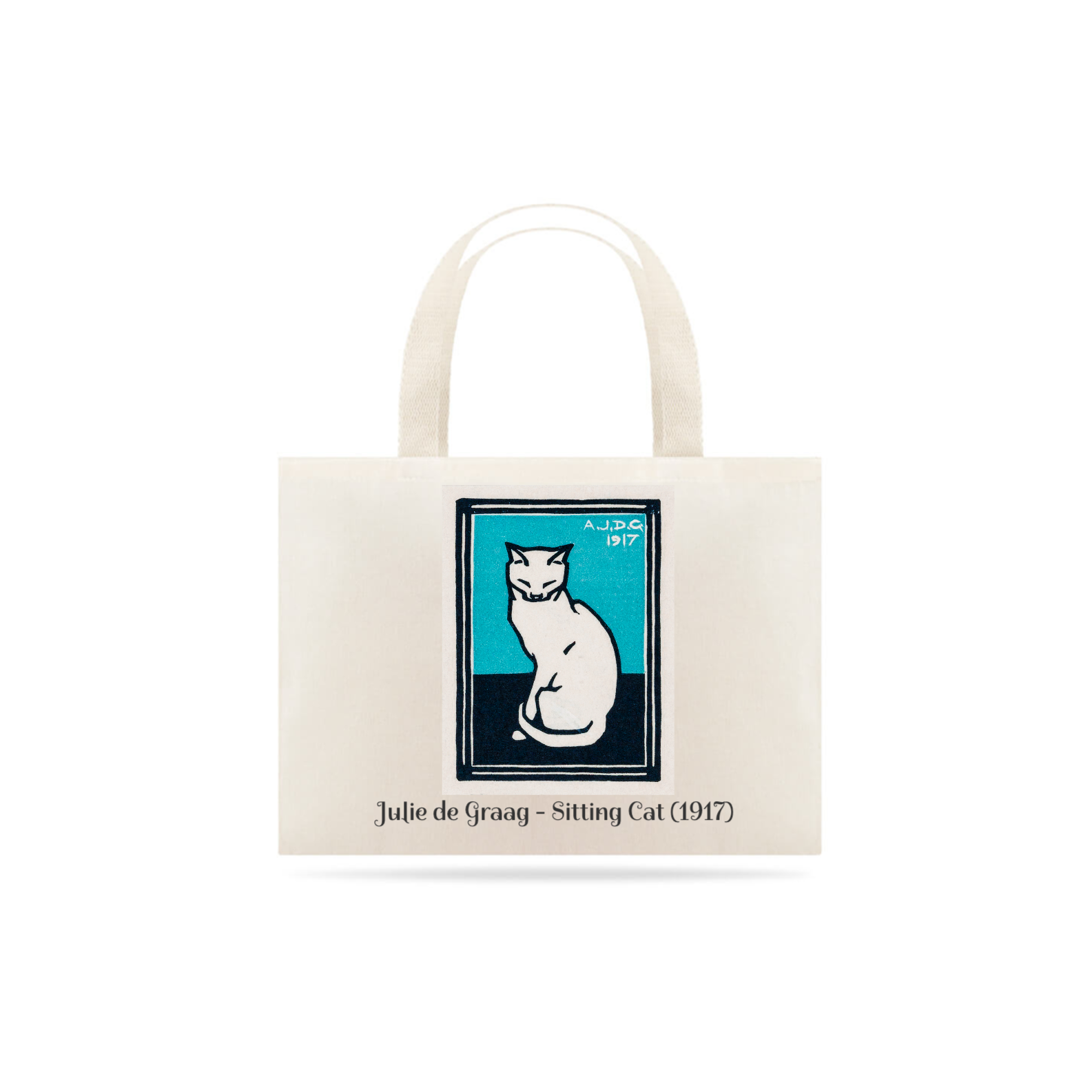 Ecobag Julie de Graag - Gato sentado (1917)