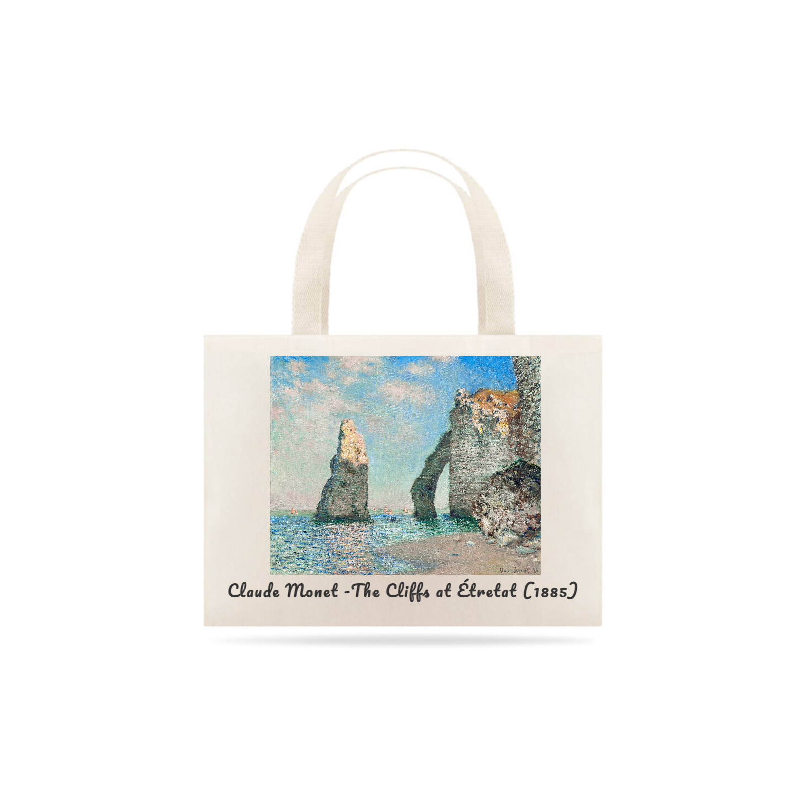 Ecobag Claude Monet - Os penhascos de Étretat