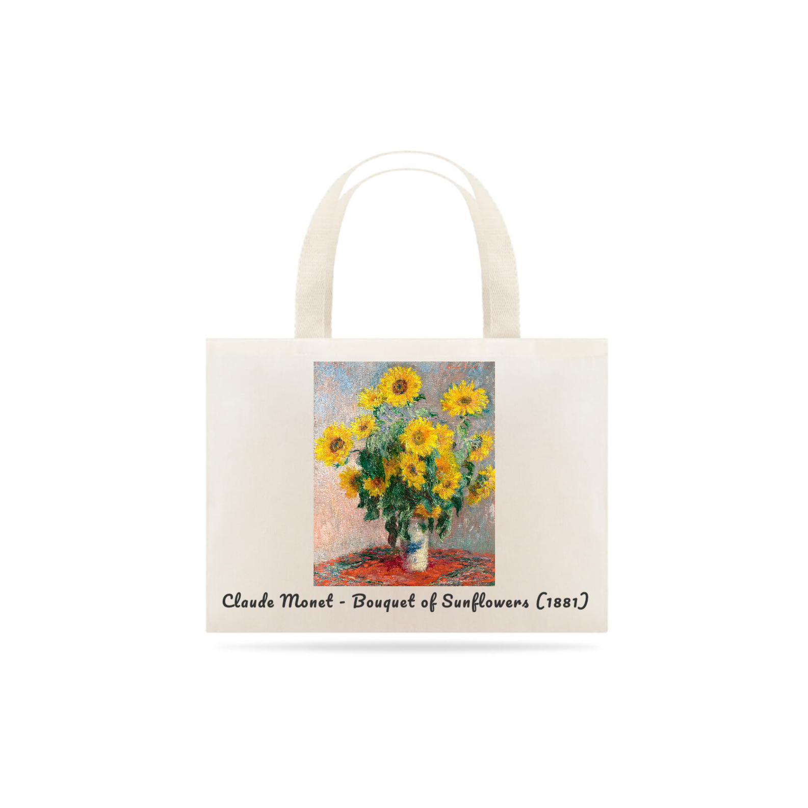 Ecobag Claude Monet - Buquê de Girassóis 