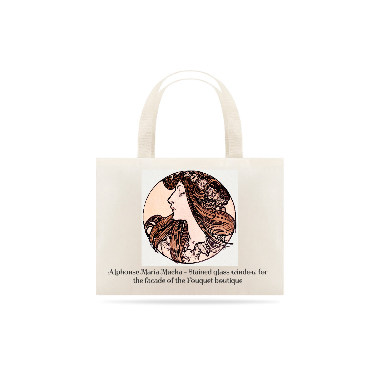 Ecobag Alphonse Maria Mucha - Vitral para fachada da boutique Fouquet