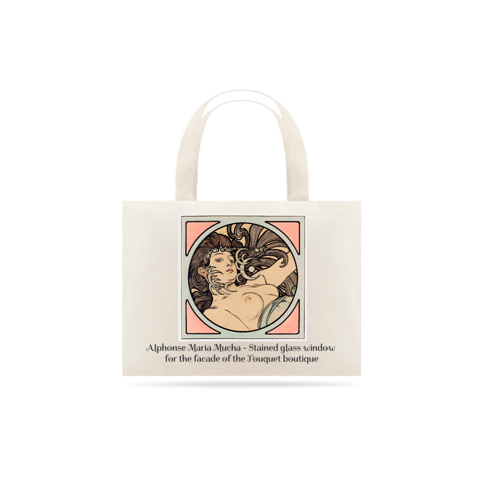 Ecobag Alphonse Maria Mucha - Vitral para fachada da boutique Fouquet 2