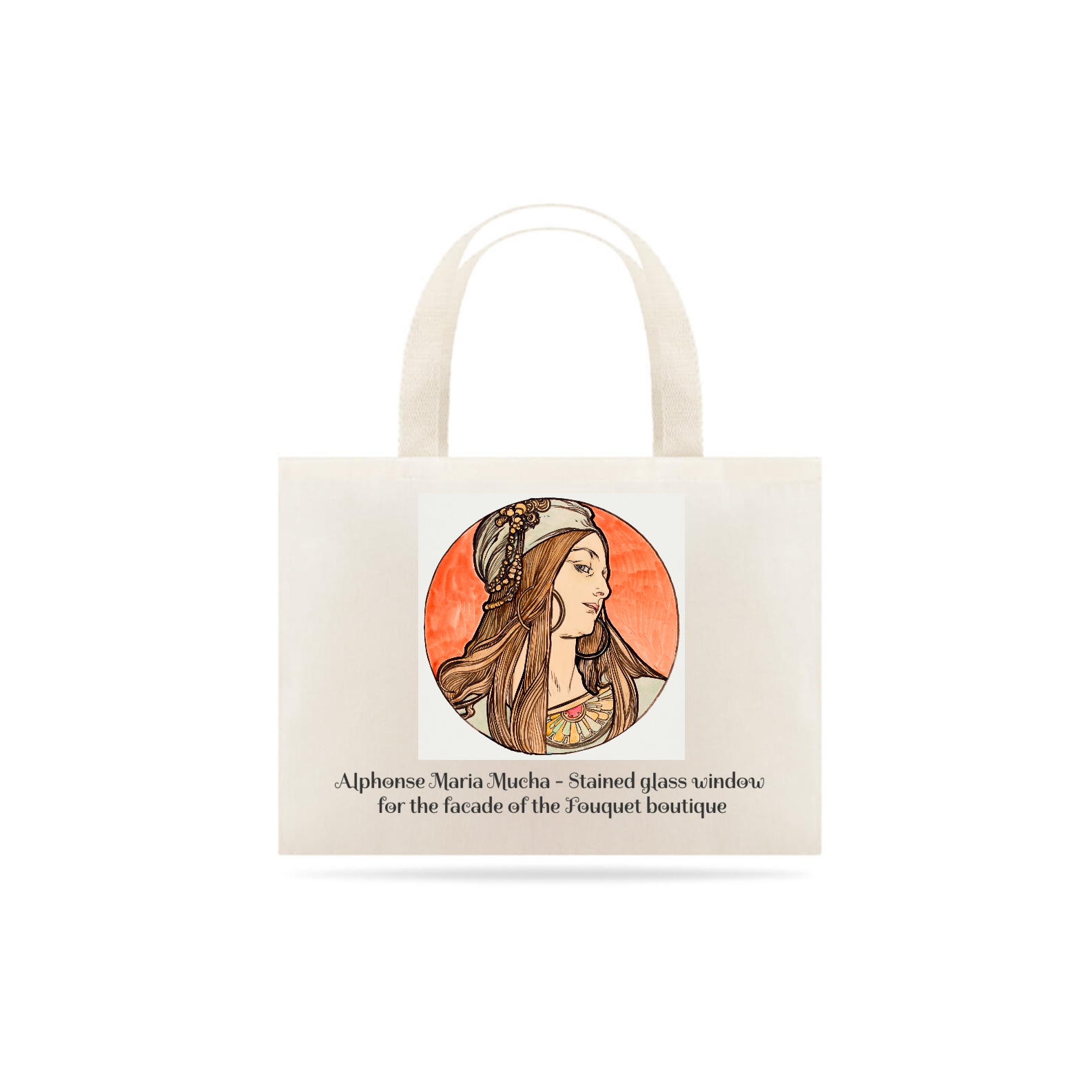 Ecobag Alphonse Maria Mucha - Vitral para fachada da boutique Fouquet 5