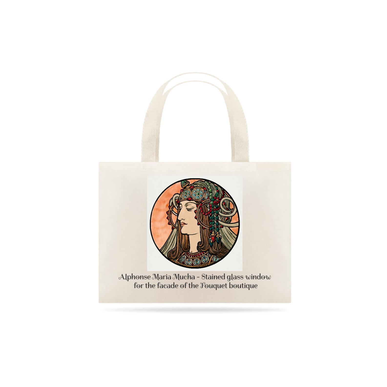 Ecobag Alphonse Maria Mucha - Vitral para fachada da boutique Fouquet 6