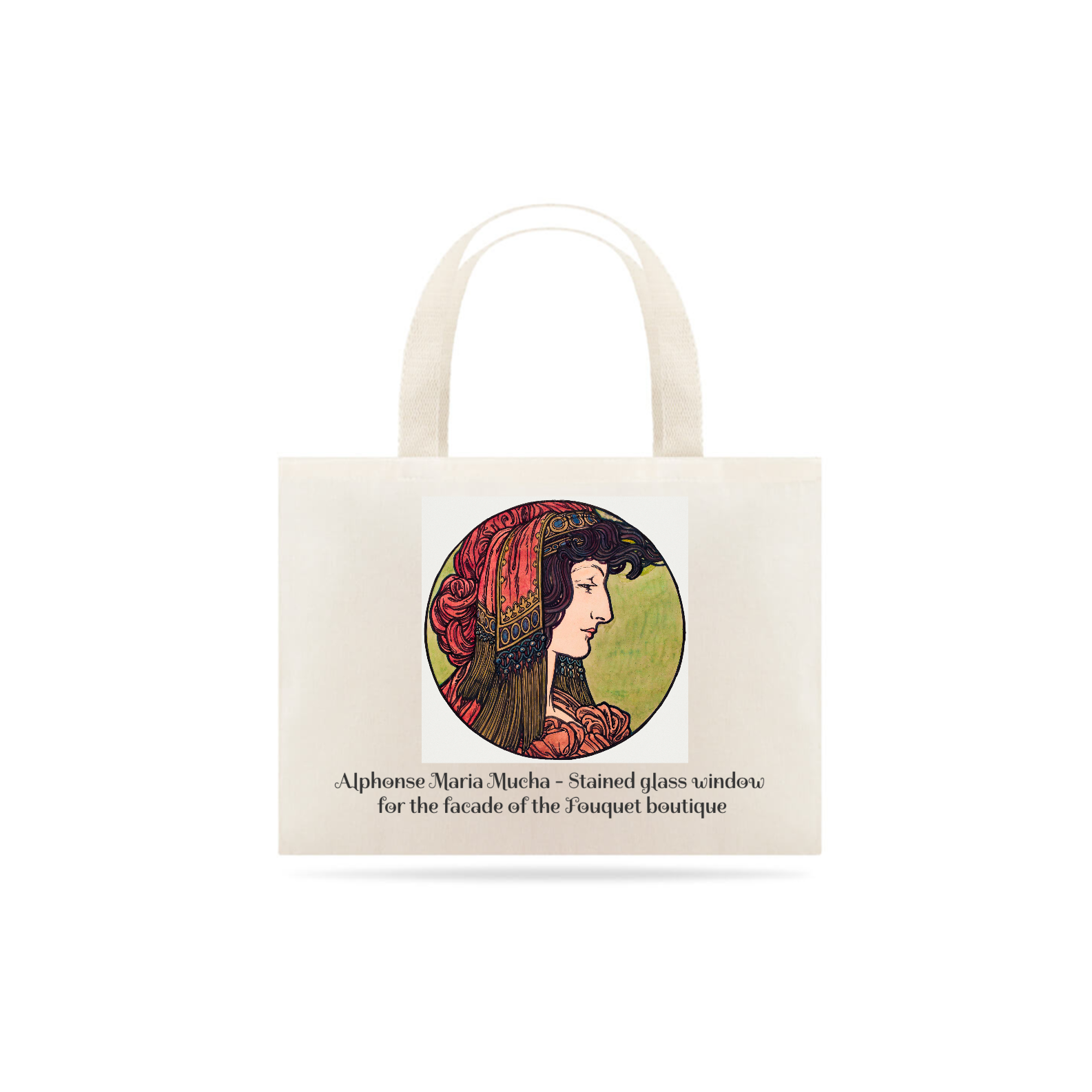Ecobag Alphonse Maria Mucha - Vitral para fachada da boutique Fouquet 7