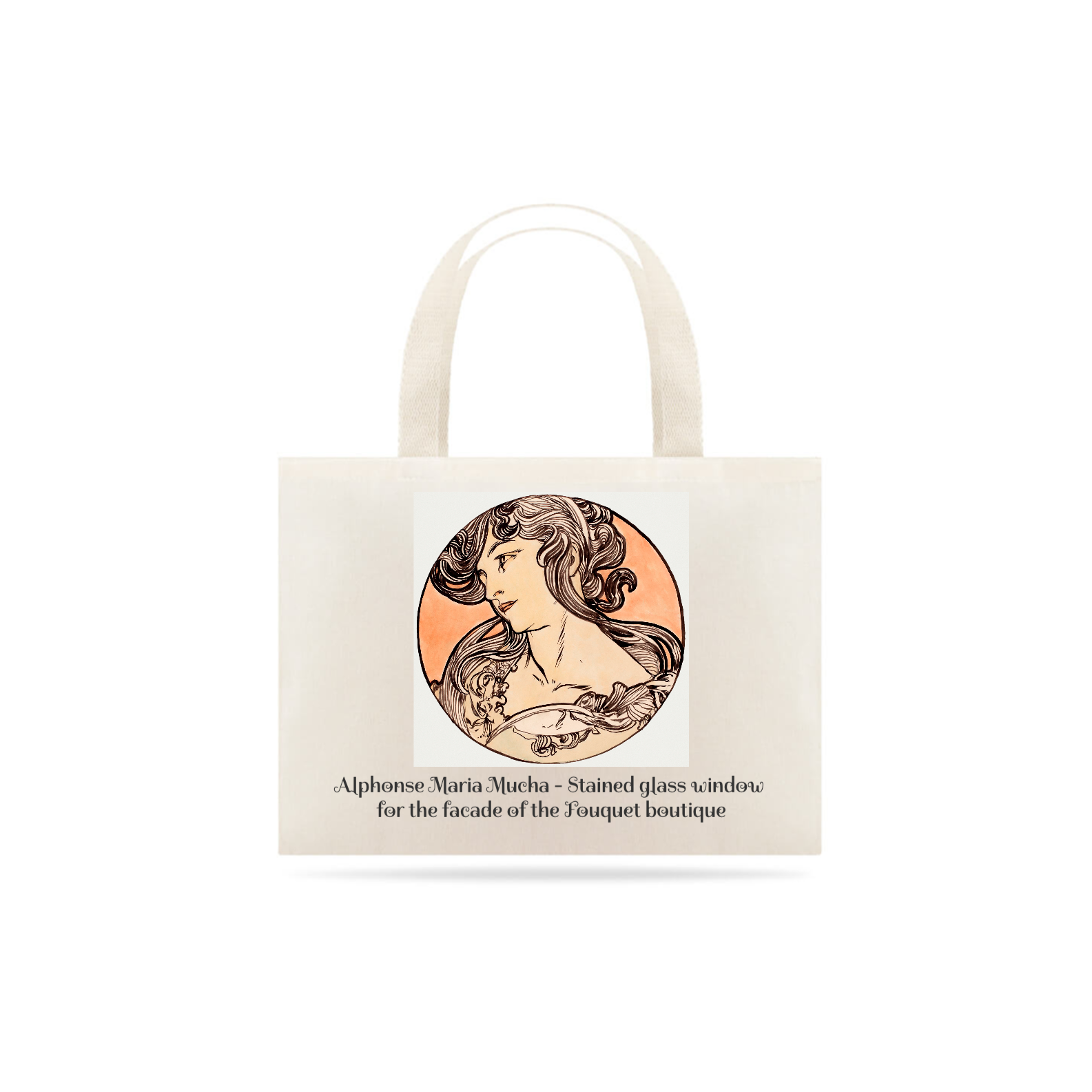 Ecobag Alphonse Maria Mucha - Vitral para fachada da boutique Fouquet 9