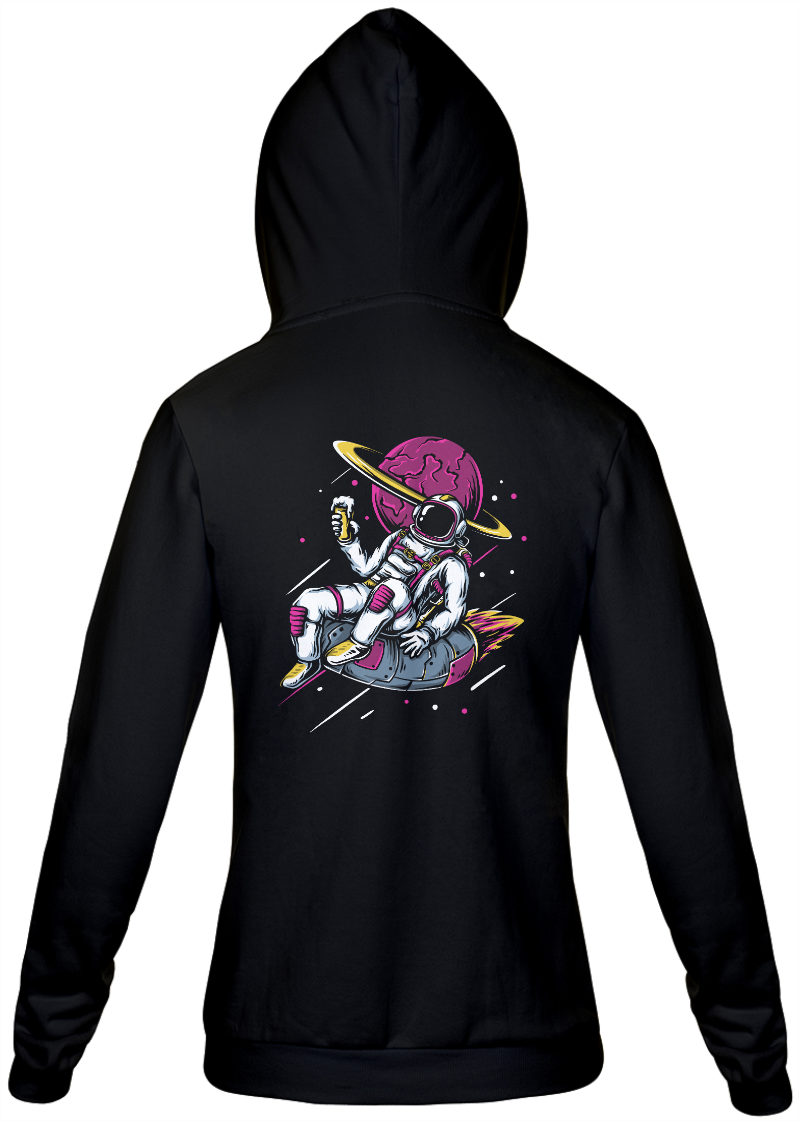 Moletom com Ziper- Viajando nas estrelas