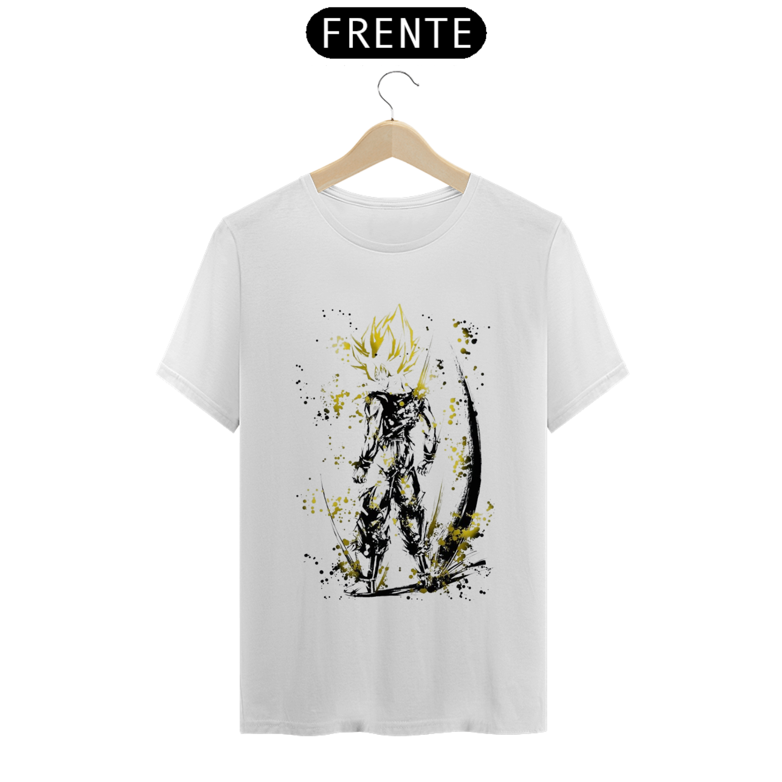 camiseta T-Shirt Classic com estampa do goku super saiyajin 