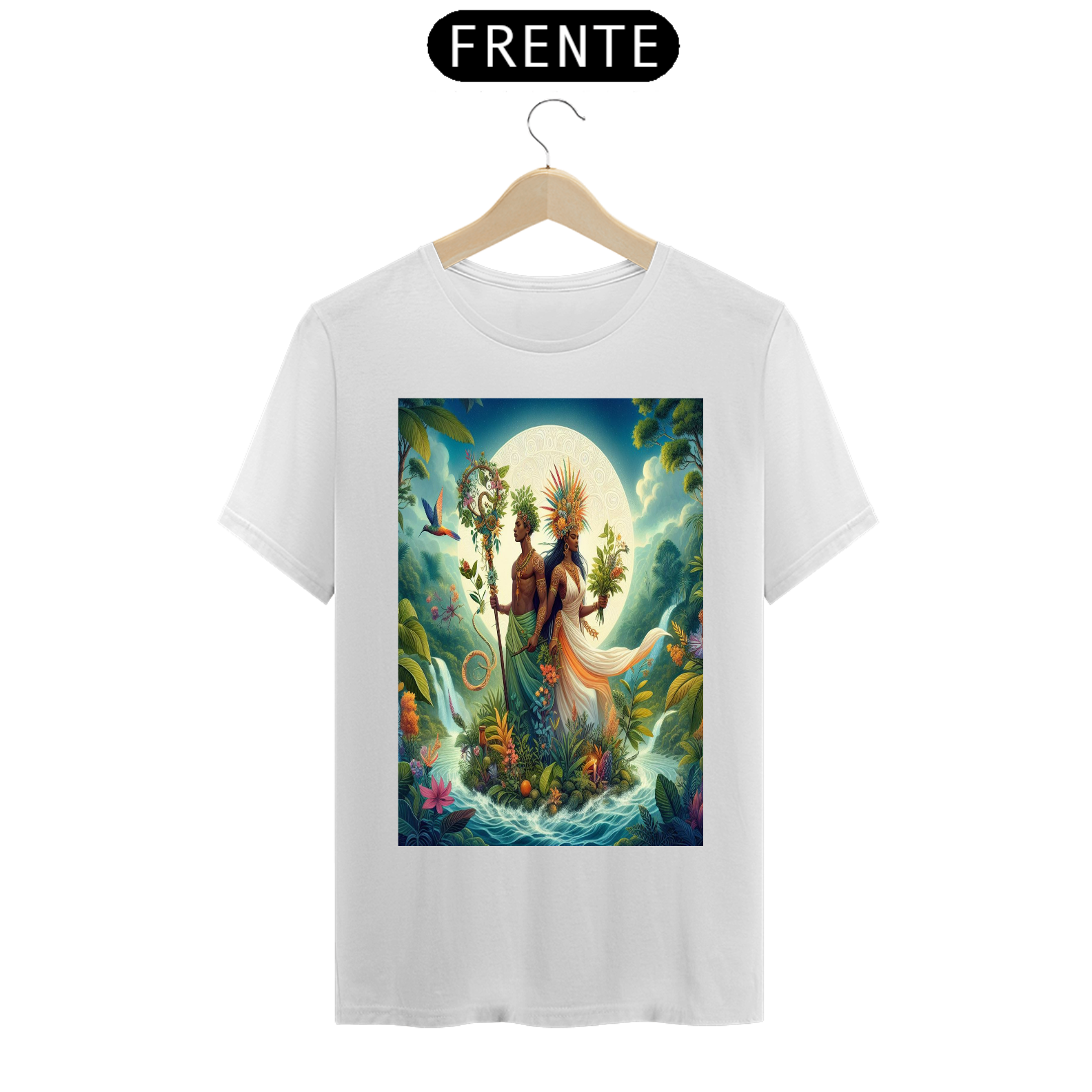 Camiseta Prime | Orixás - Ossain e Oxum
