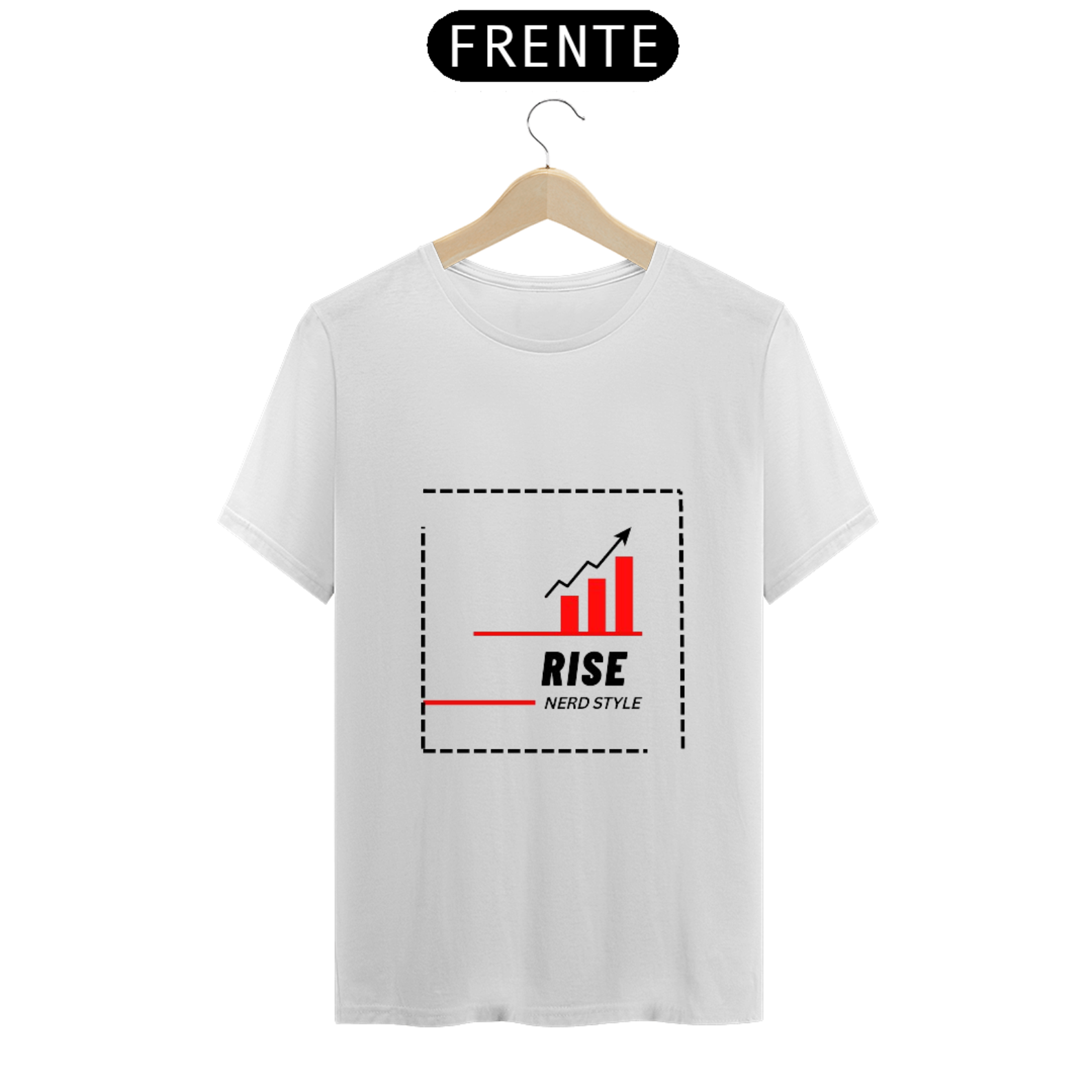 Camiseta Rise Nerd Style branca (T-Shirt Prime)