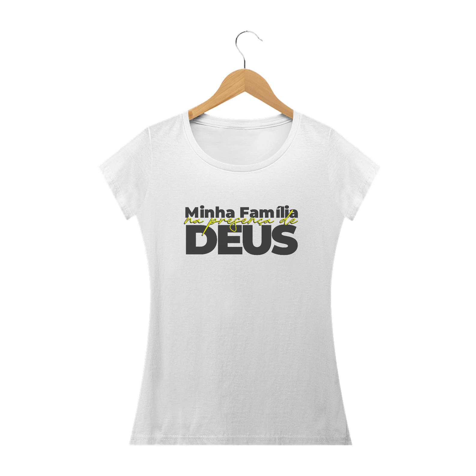 Minha família na presença de Deus - Baby Look