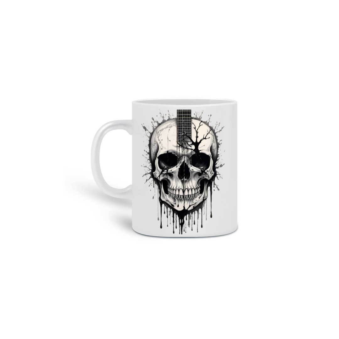 Caneca Guitar Skull