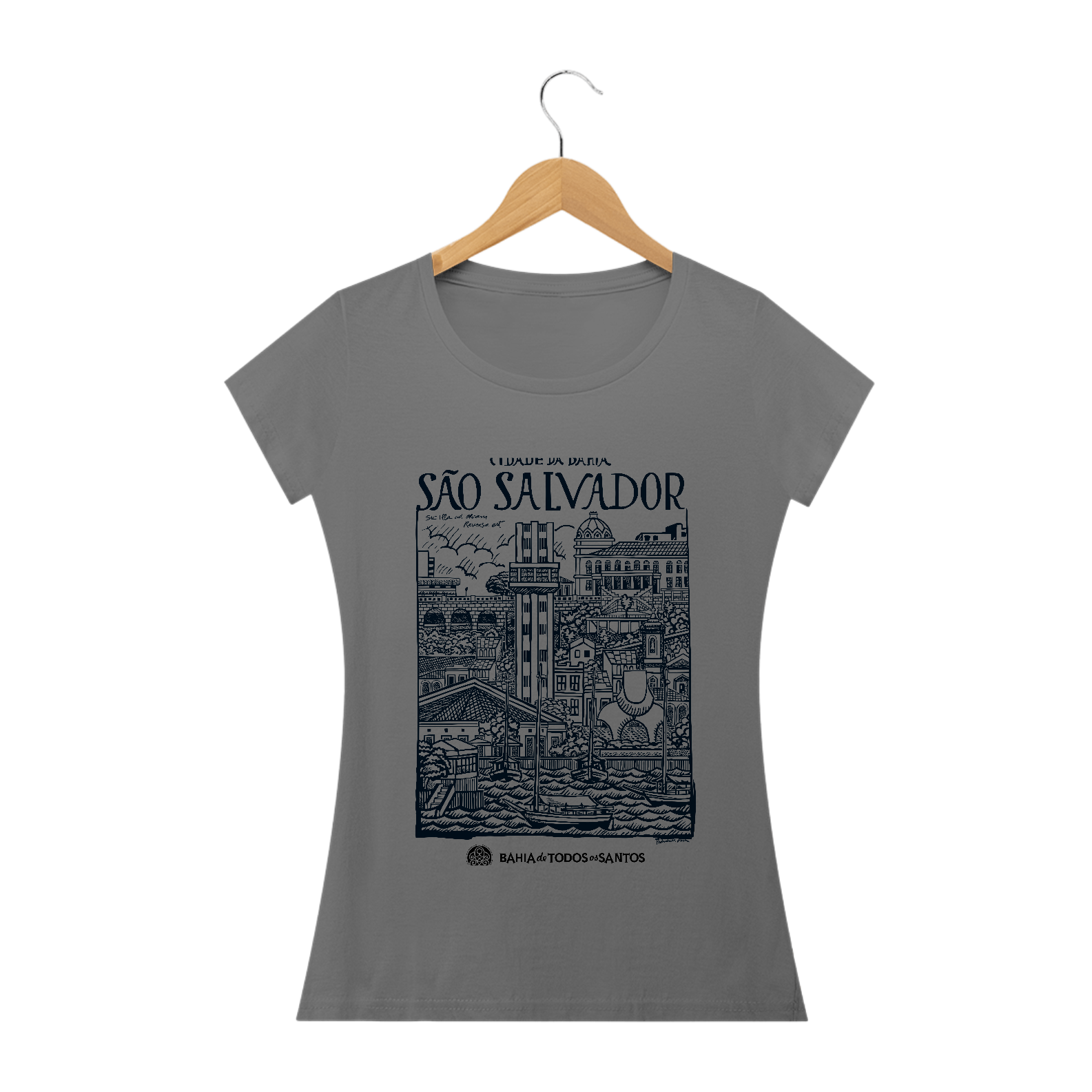 Camiseta Elevador Lacerda Estonada Feminina