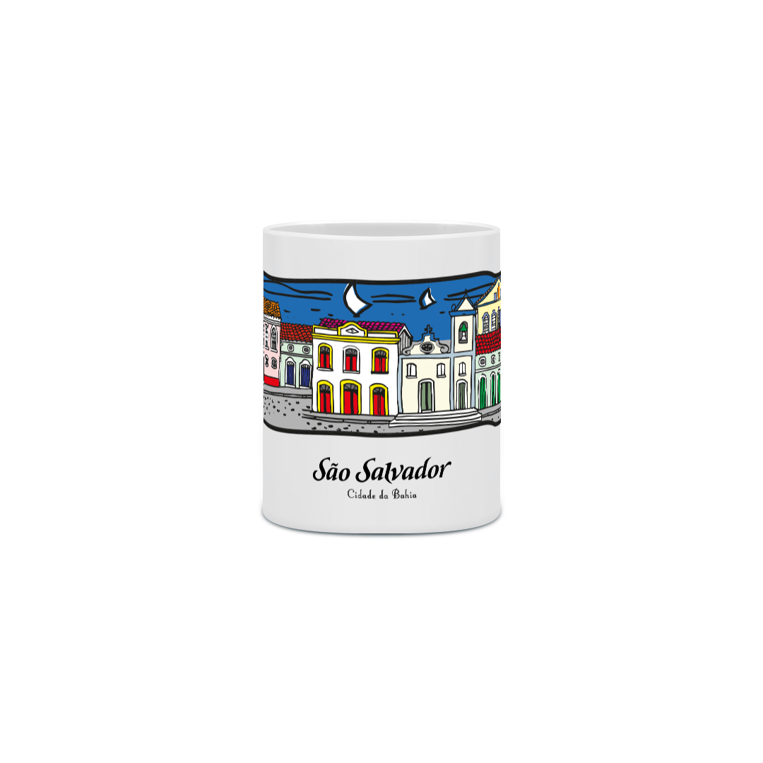 Caneca de Cerâmica Pelourinho