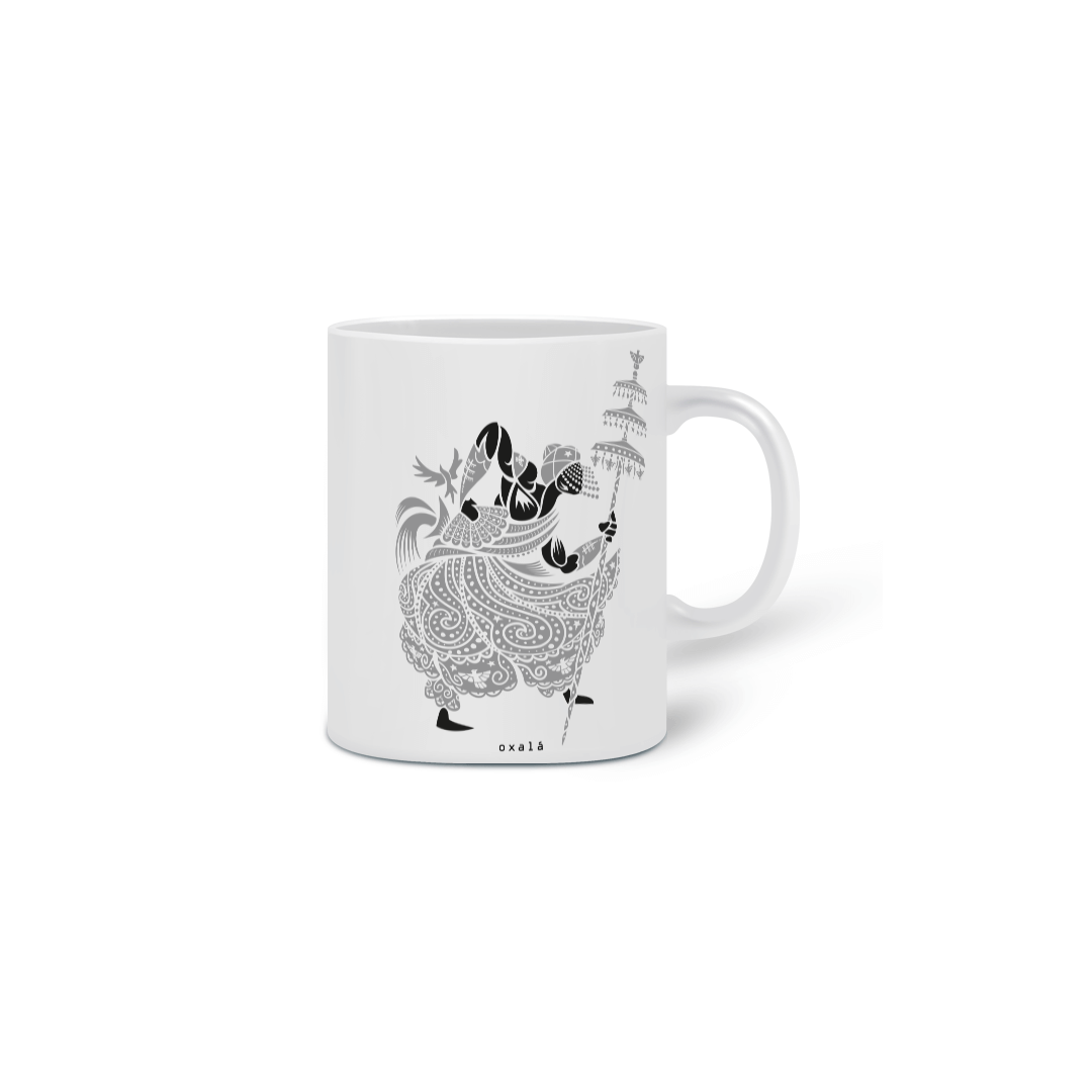 Caneca de Cerâmica Orixás - Oxalá