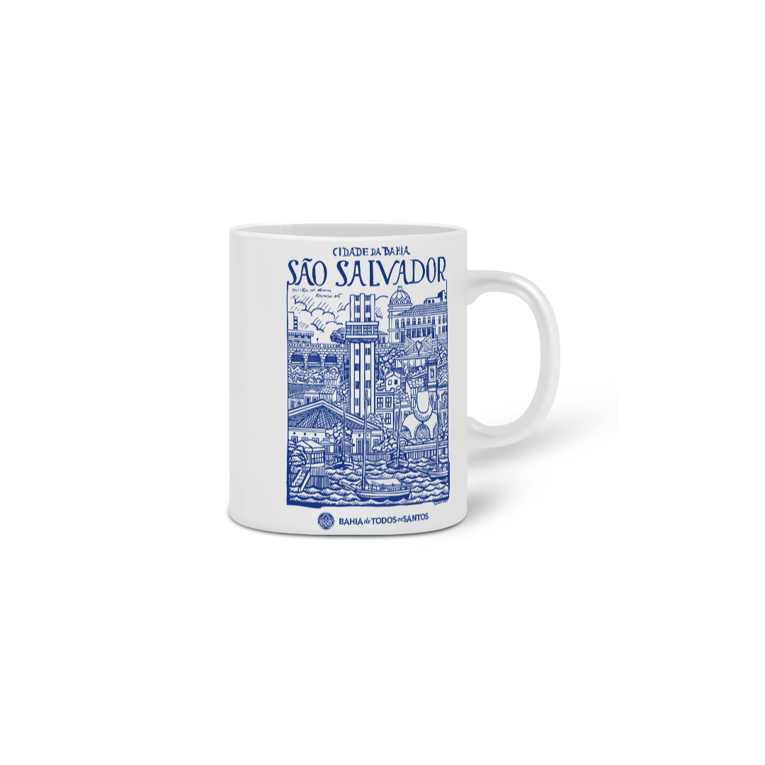 Caneca de Cerâmica Elevador Lacerda