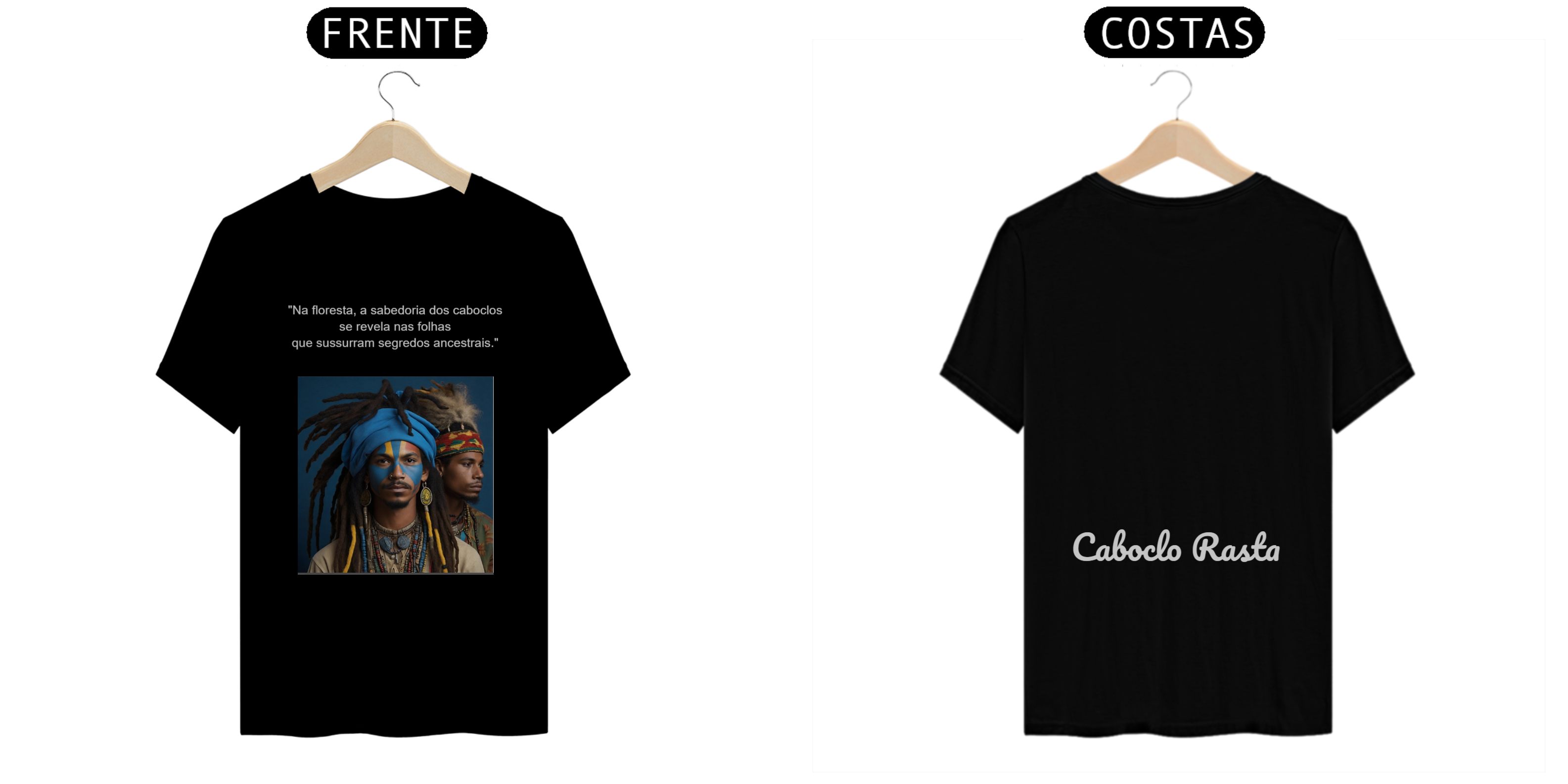 Nome do produto: Camiseta Caboclo Rasta