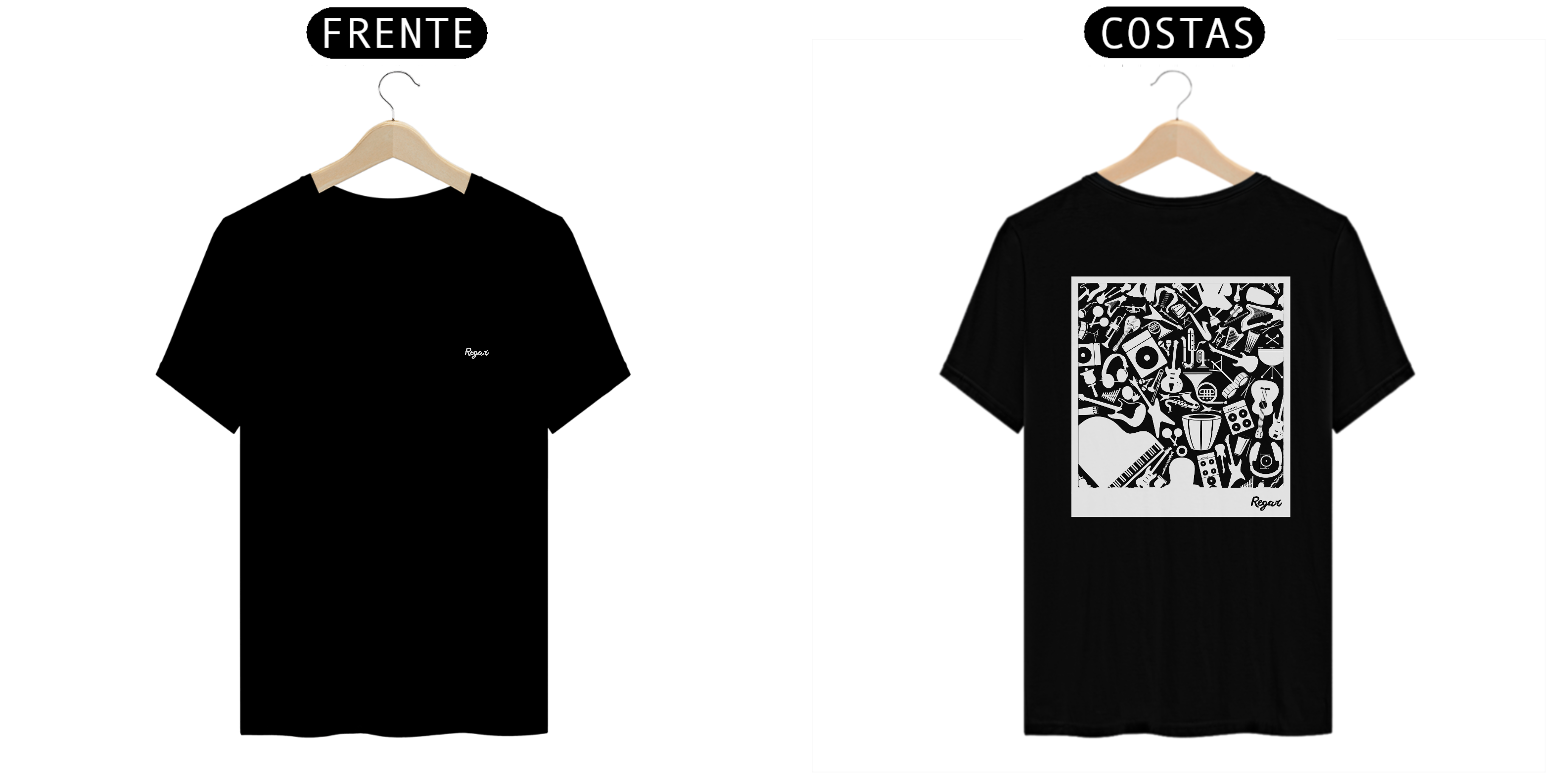 Camisa Regar Preta