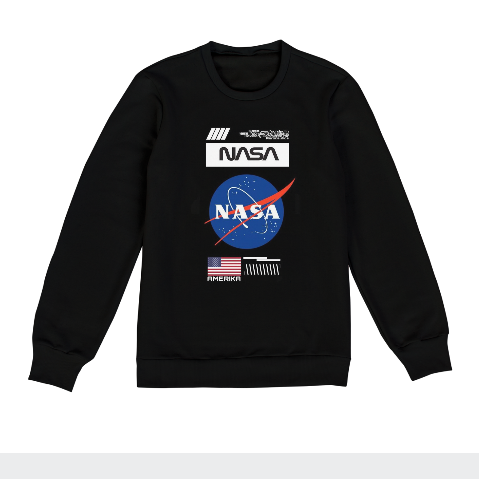 moletom fechado nasa