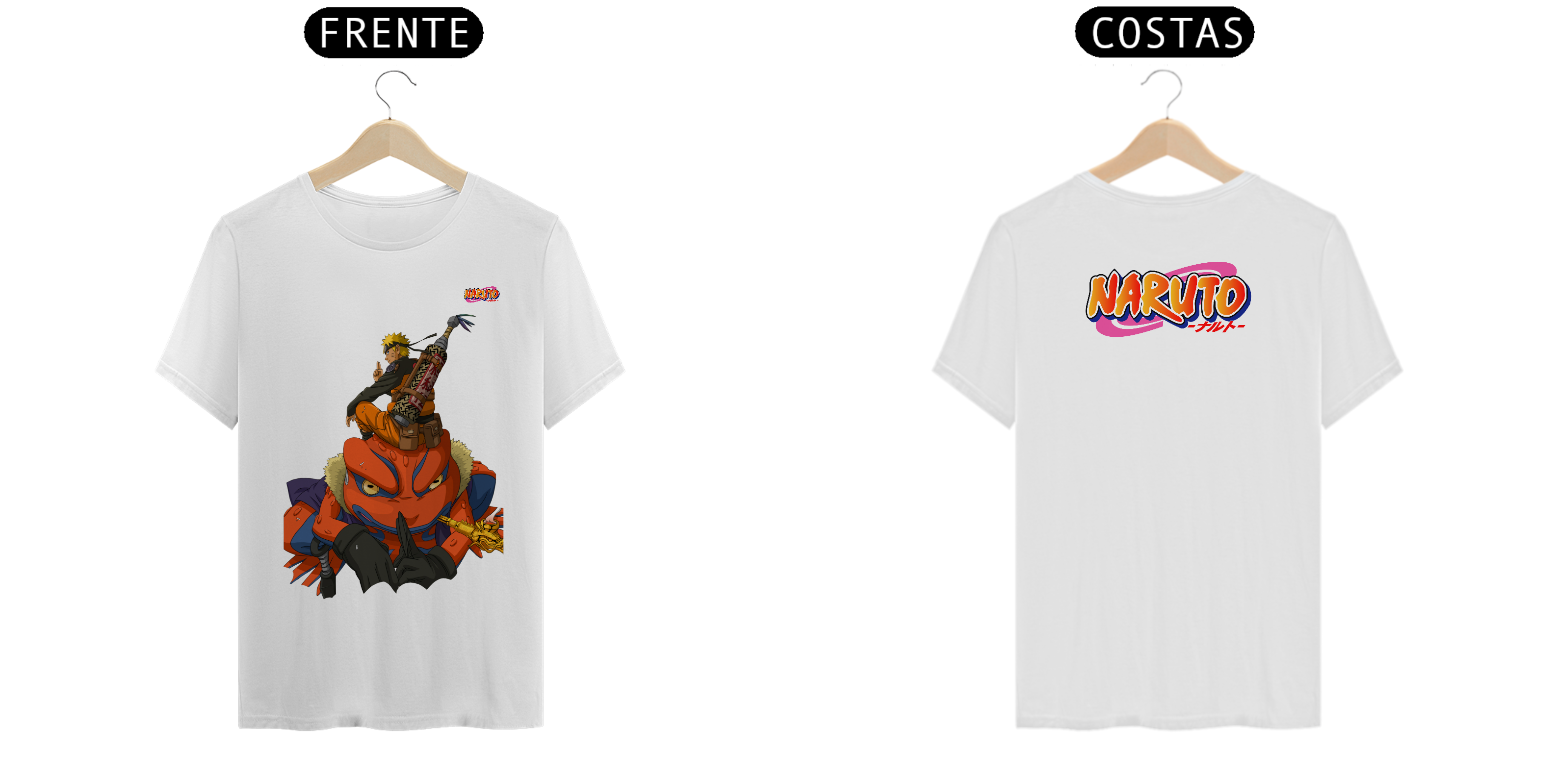 Camisa Naruto com Gamakichi