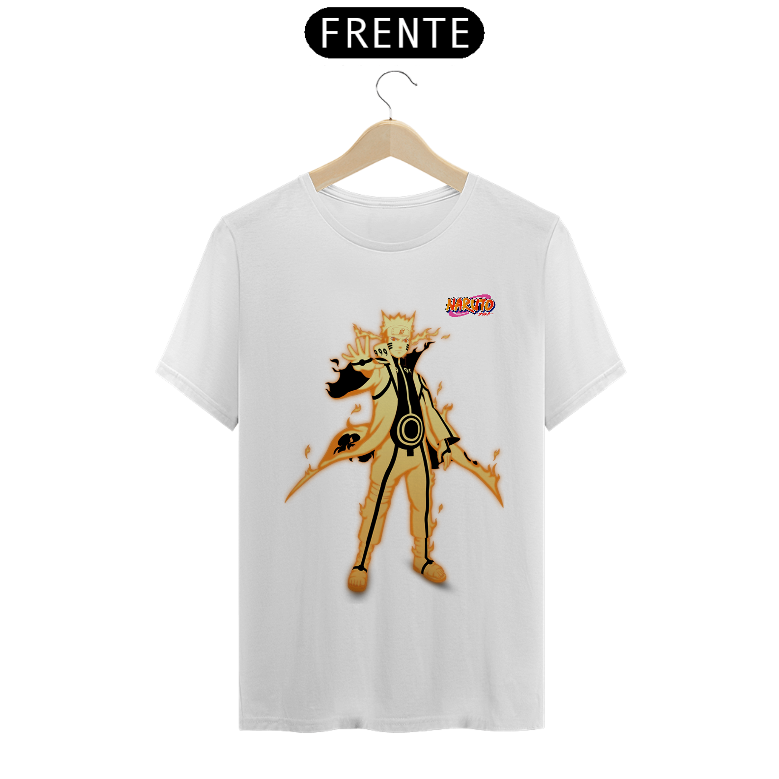 Camisa Naruto Shippuden (Nove-Caudas Nível 2)