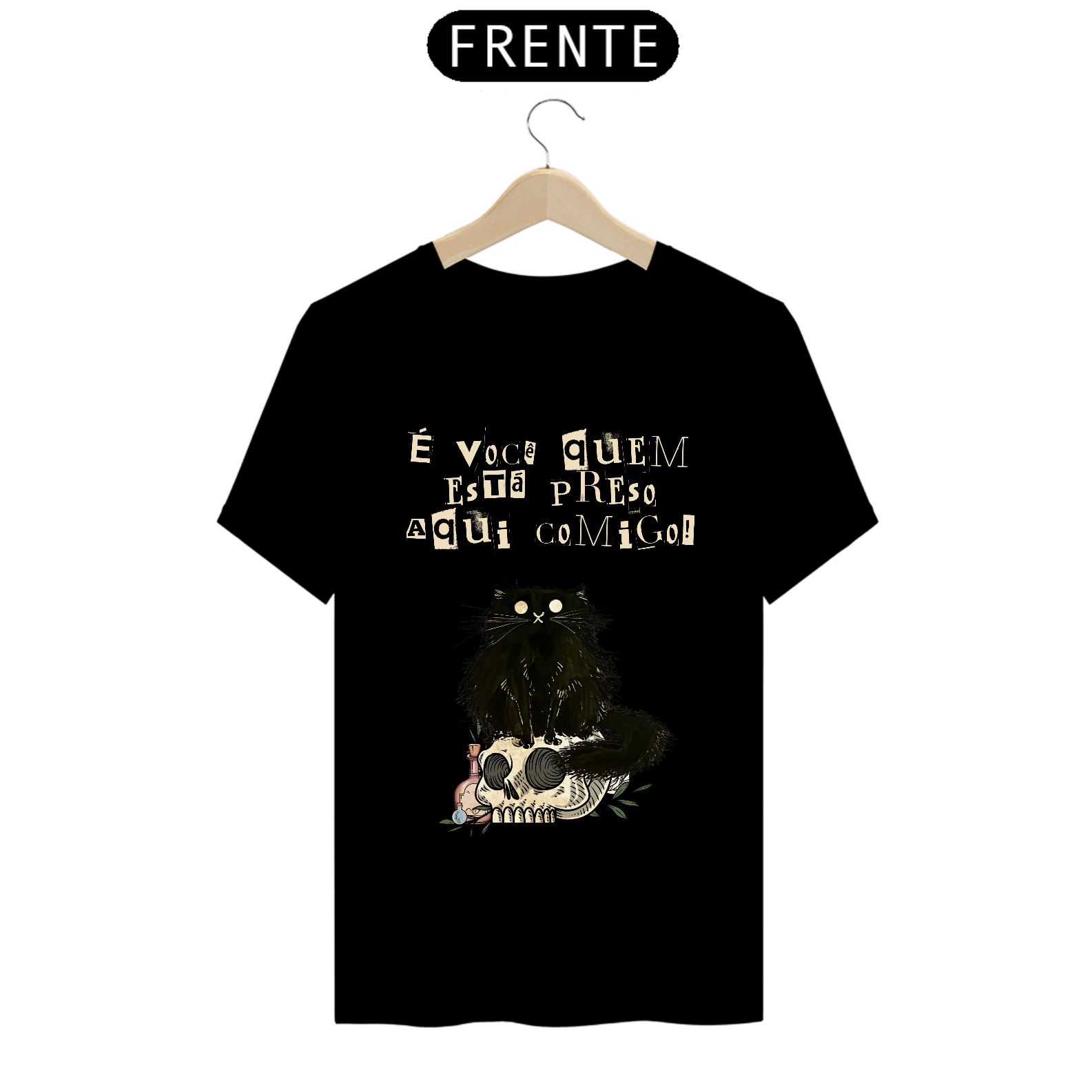 Nome do produto  Camiseta Gato Psicopata