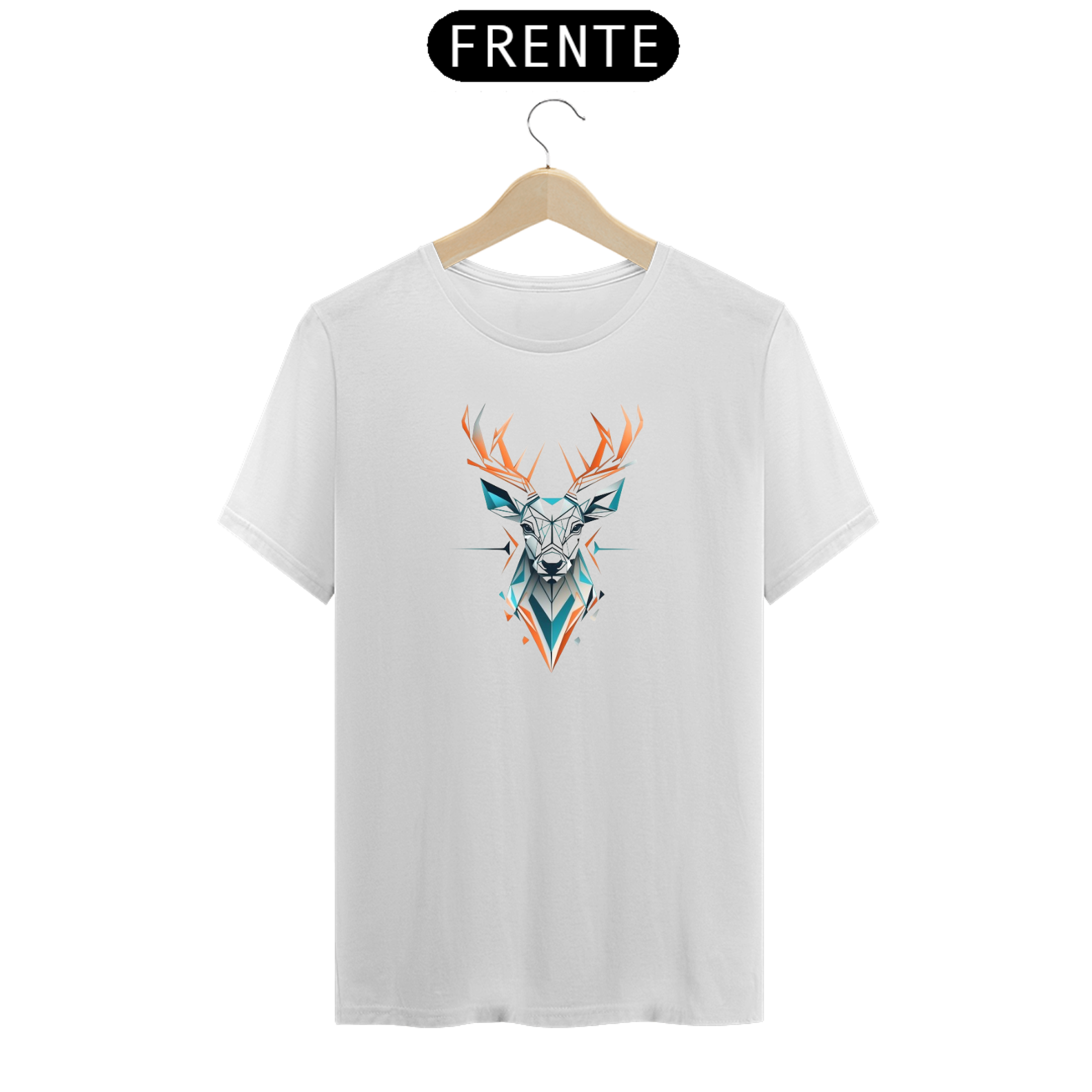 Camisa branca com estampa unica