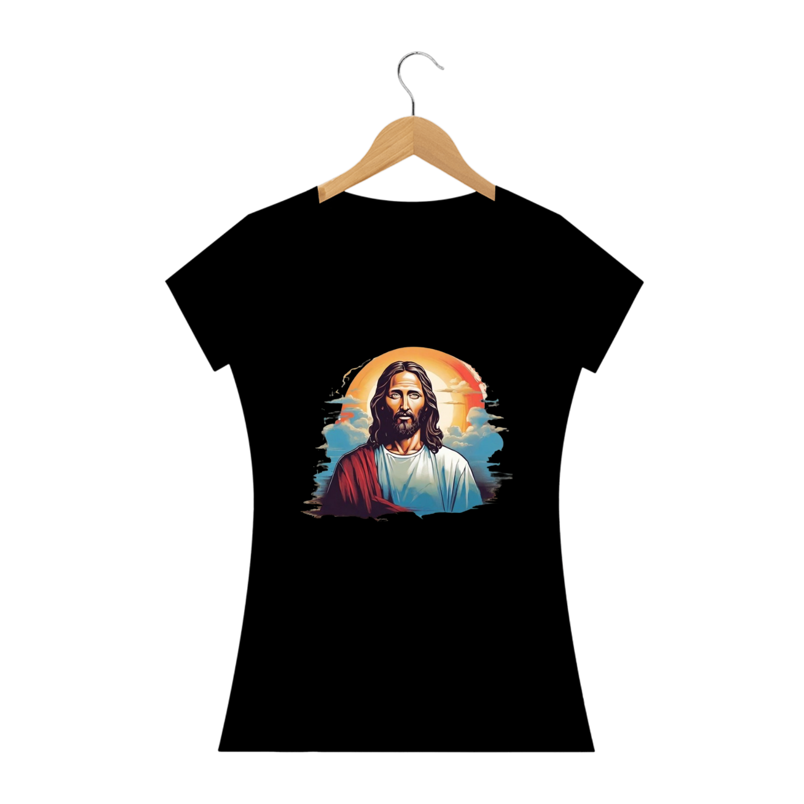 T-Shirt Baby Look - Jesus Sol da Justiça